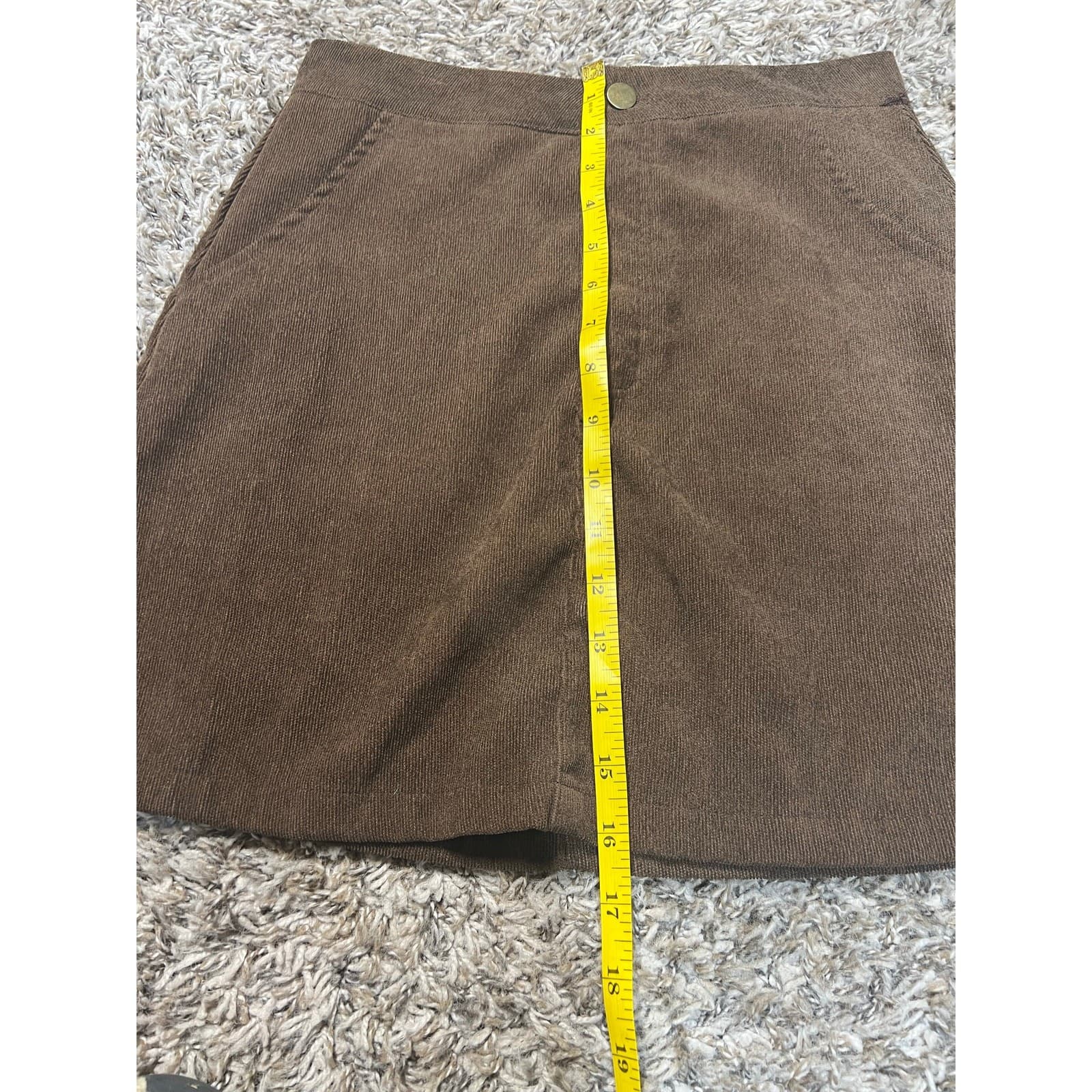 Romwe Women's Brown Skirt Size Small Mini Skirt Soft Casual - Thumbnail 3