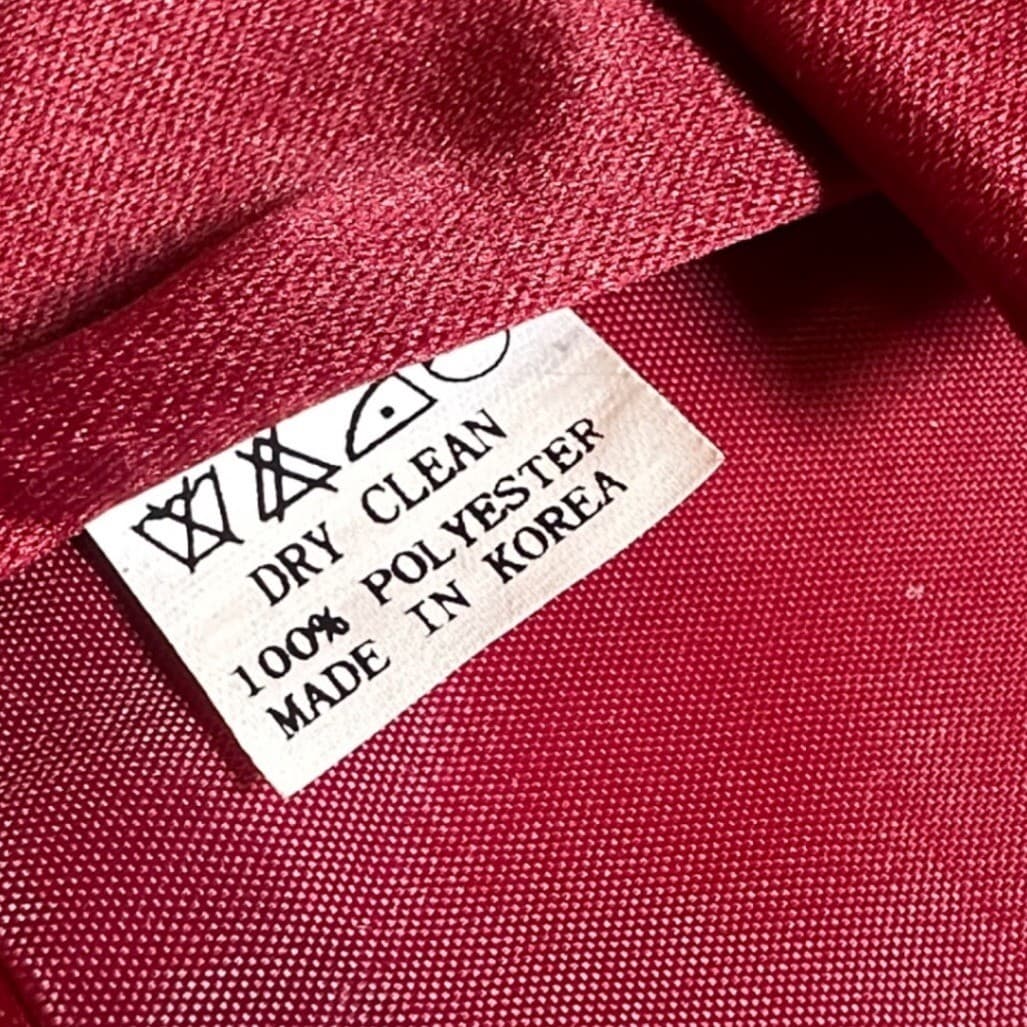 Steven Harris Necktie Mens 58" Burgundy Red Solid Classic Satin - Thumbnail 8