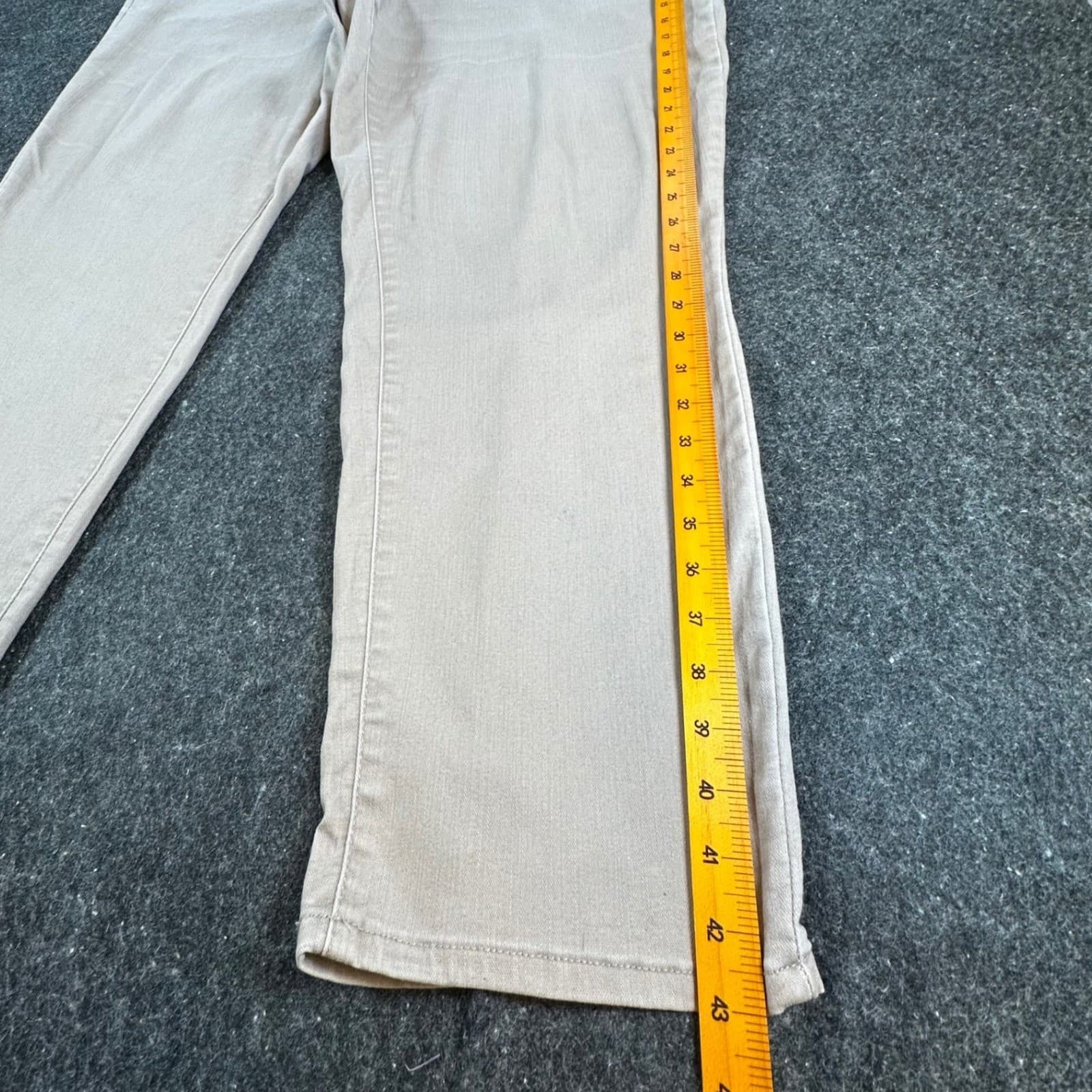 Westport Straight Leg Jeans Women 24W Tan Cotton Blend Signature Fit Stretch - Thumbnail 3