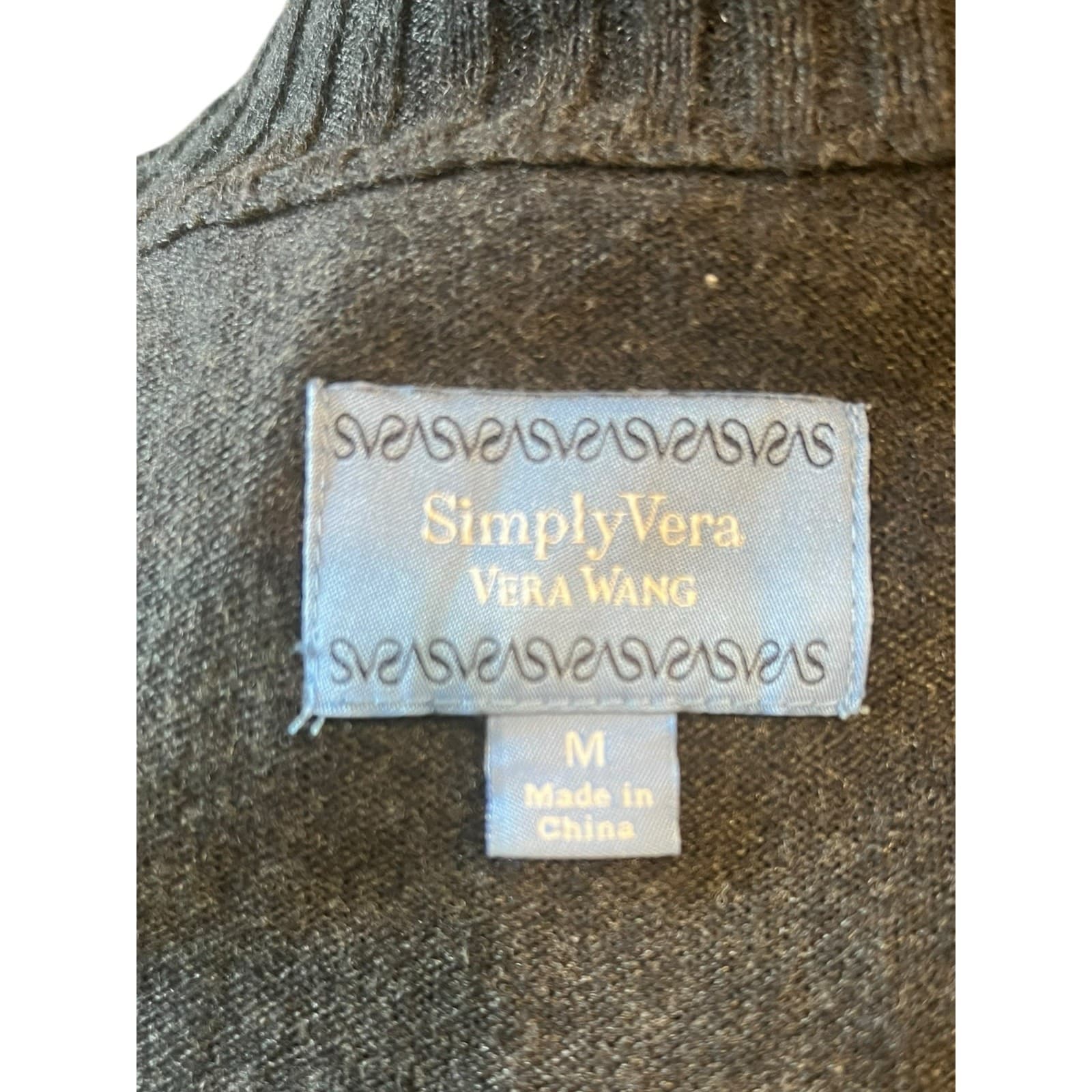 Vera Wang Women's Medium Gray Cardigan - Thumbnail 3