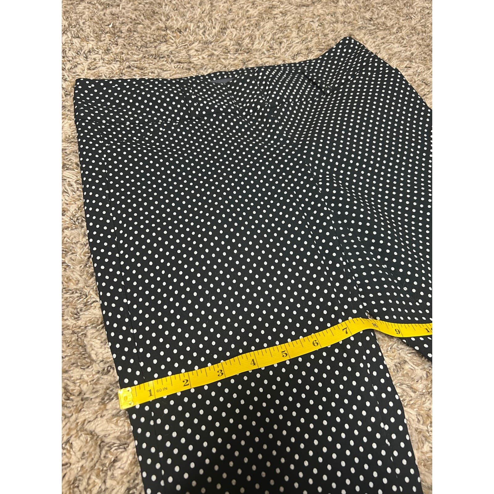The Limited Polkadot Stretch Dress Pants Women’s Size 0 Black White - Thumbnail 6