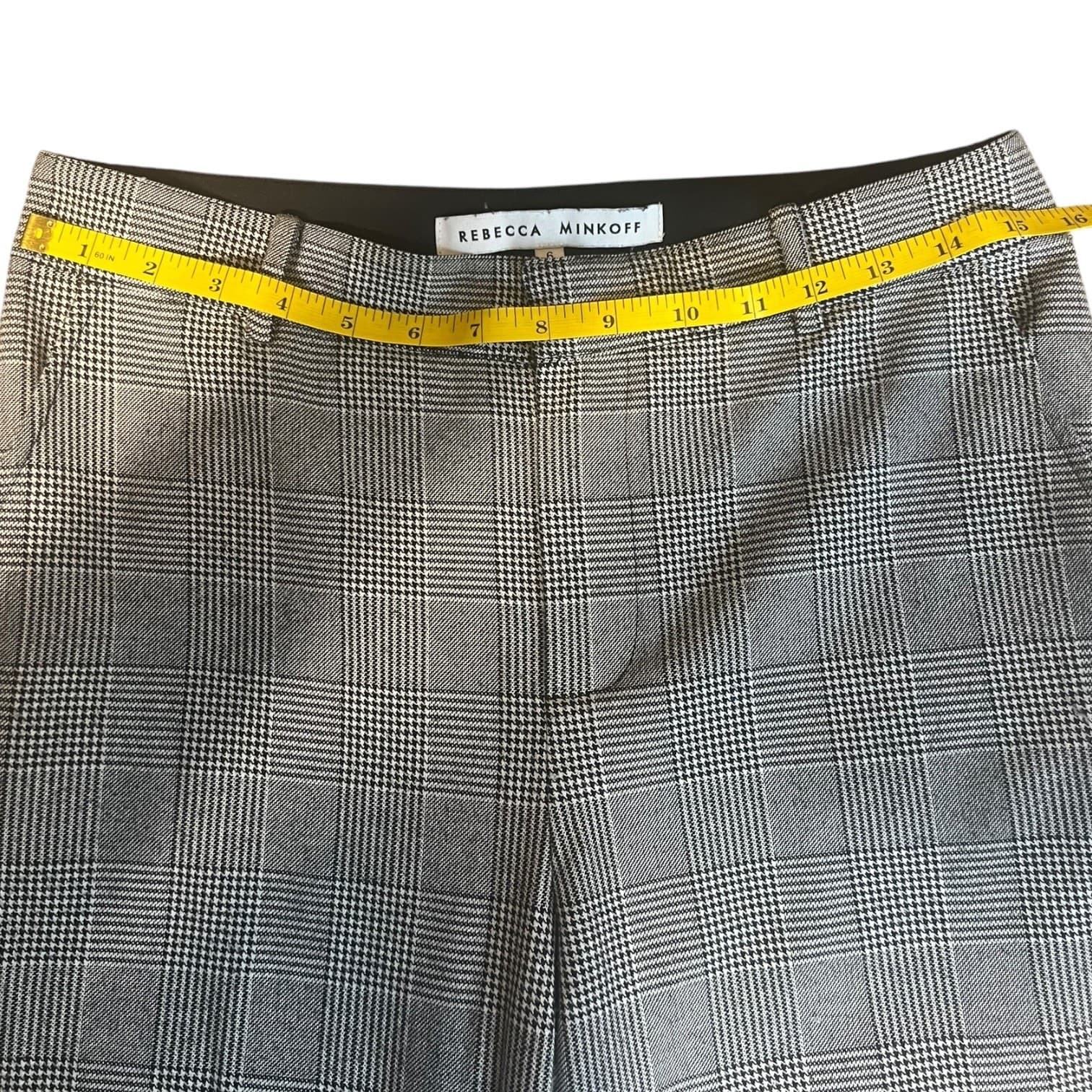 Rebecca Minkoff Women’s Size 6 Black White Dress Pants Chic Modern - Thumbnail 3