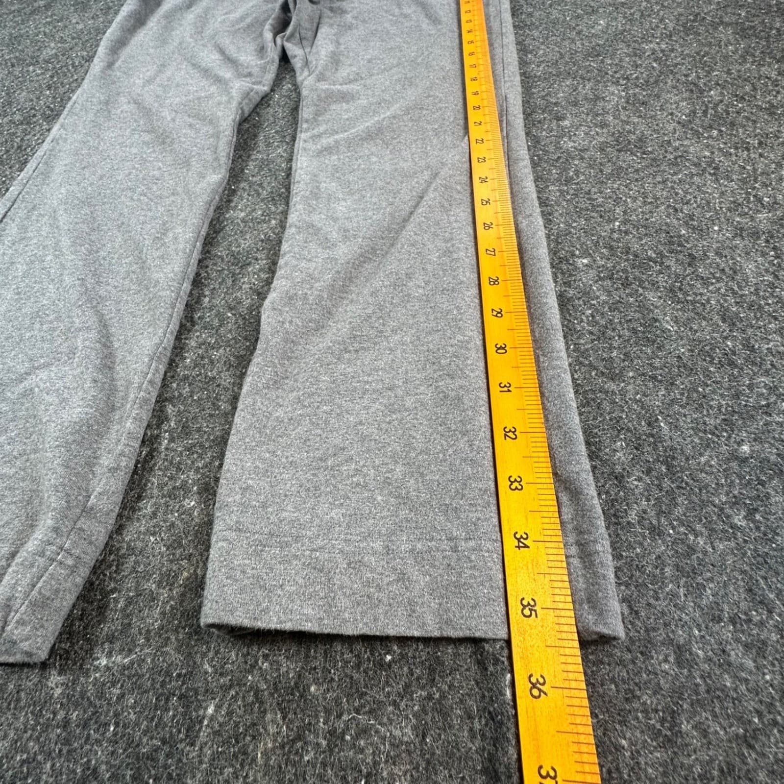 Lands' End Starfish Knit Pants Womens Large 14-16 Gray Cotton Stretch Straight - Thumbnail 3
