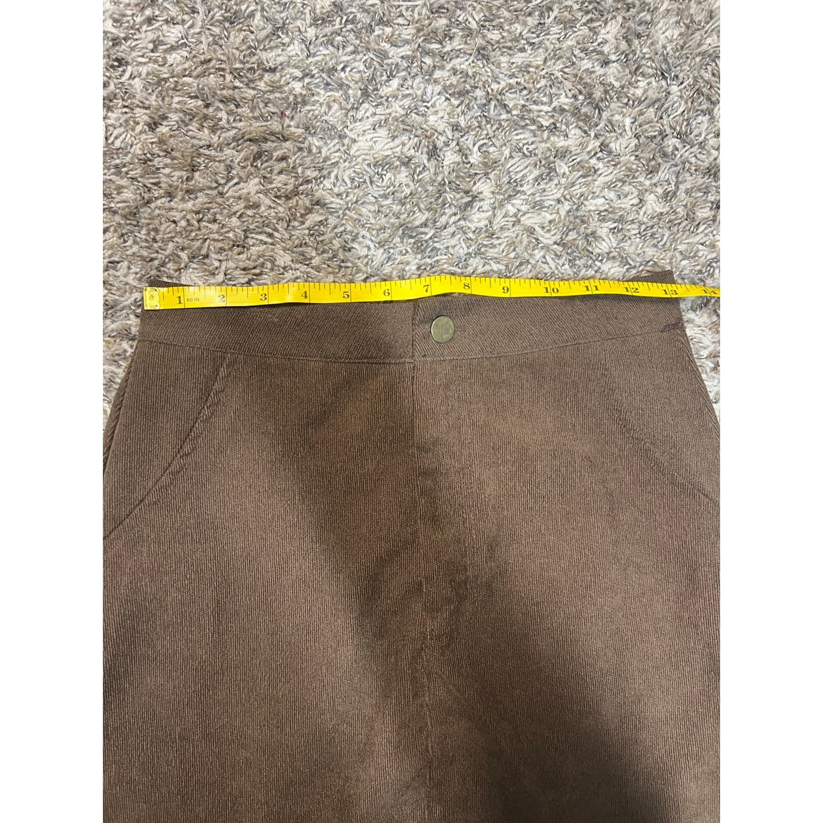 Romwe Women's Brown Skirt Size Small Mini Skirt Soft Casual - Thumbnail 4