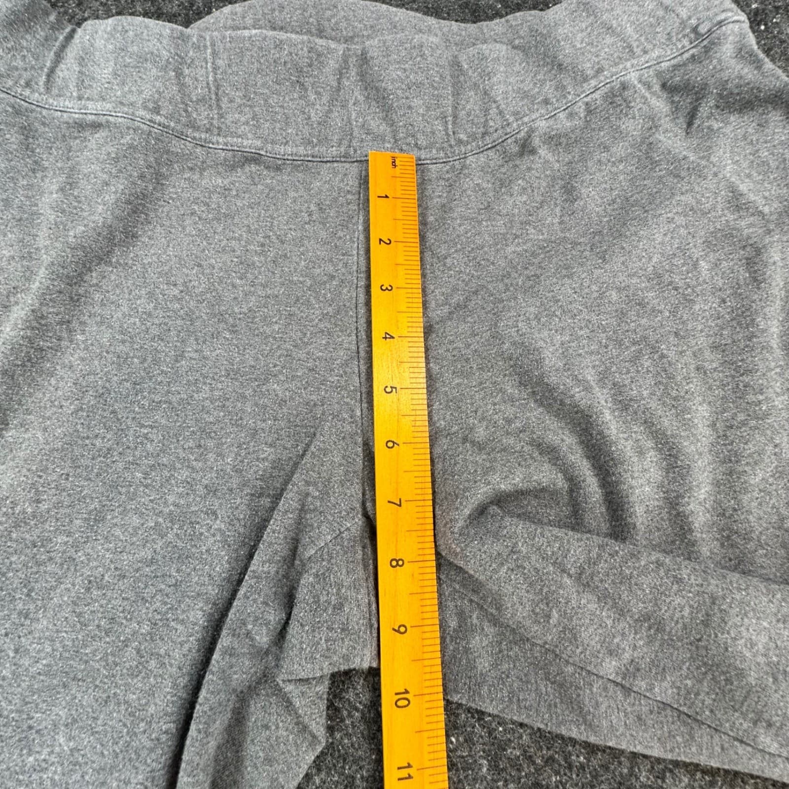 Lands' End Starfish Knit Pants Womens Large 14-16 Gray Cotton Stretch Straight - Thumbnail 5