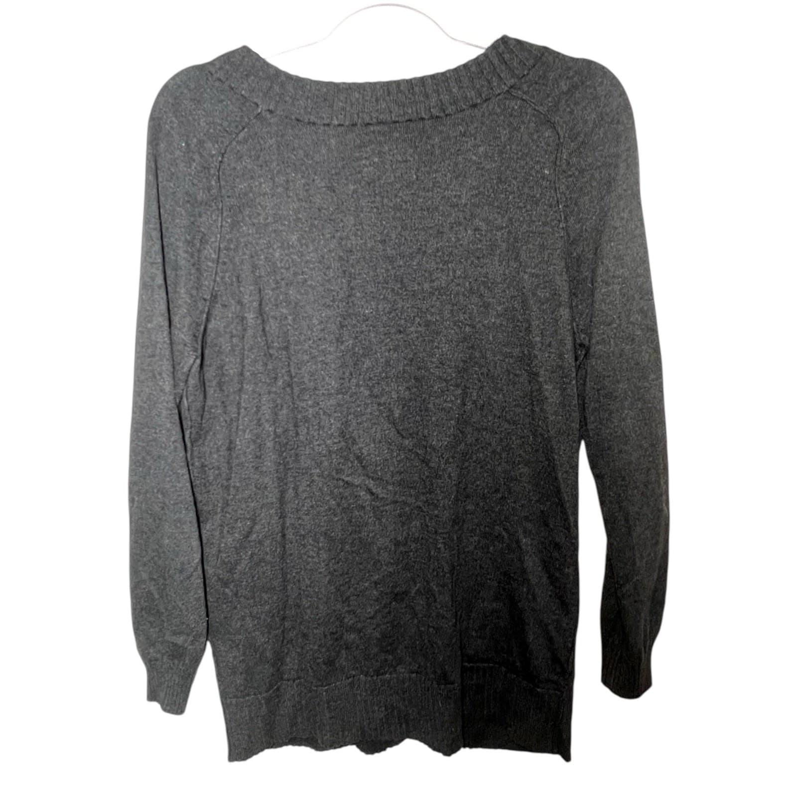 Vera Wang Women's Medium Gray Cardigan - Thumbnail 2