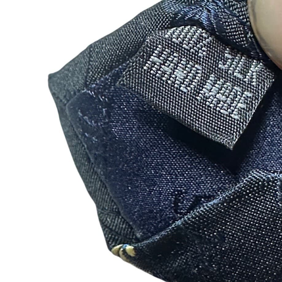 Italian Design By Tal's Navy Blue 100% Silk Floral Hand Made Necktie Tie NEW - Thumbnail 6