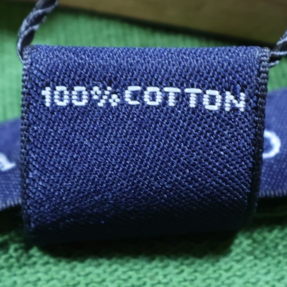 Lands' End Polo Boys L Green Excellent Long Sleeve Pique Cotton Shirt - Thumbnail 8