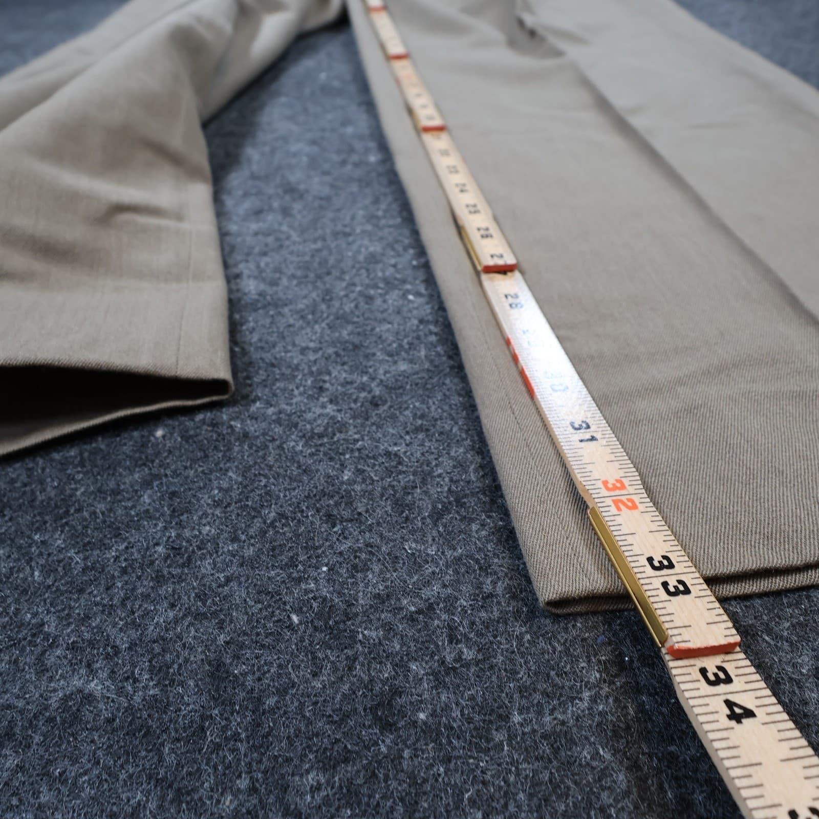 Context Pleated Dress Pants Mens 44 Brown Excellent 100% Wool Made in Canada - Thumbnail 4