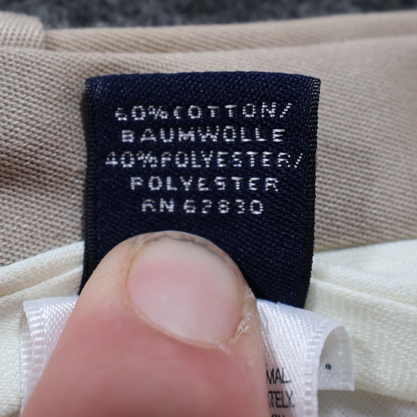 Lands End Chinos Mens 44 Long Beige Excellent Pleated Twill - Thumbnail 8