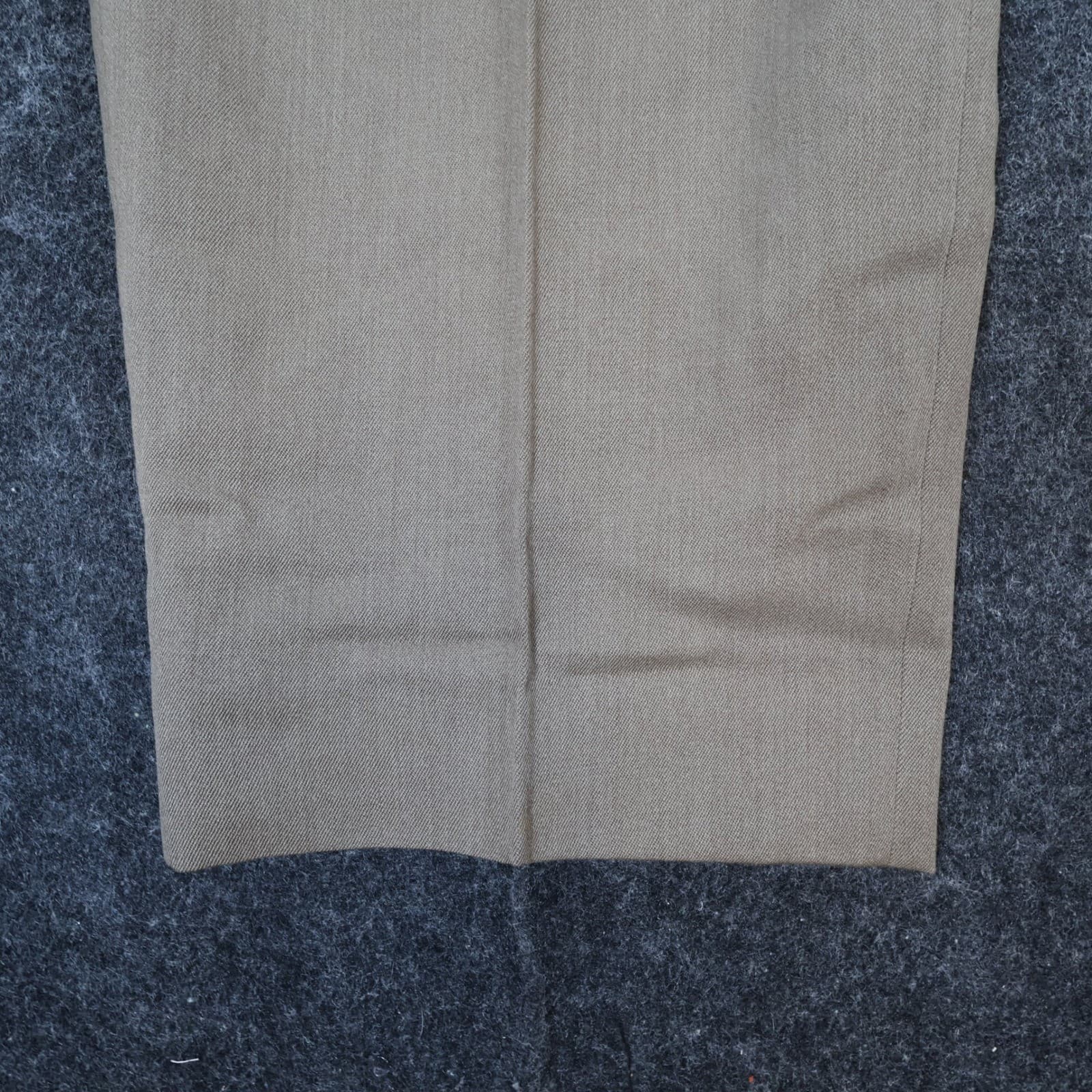 Context Pleated Dress Pants Mens 44 Brown Excellent 100% Wool Made in Canada - Thumbnail 13
