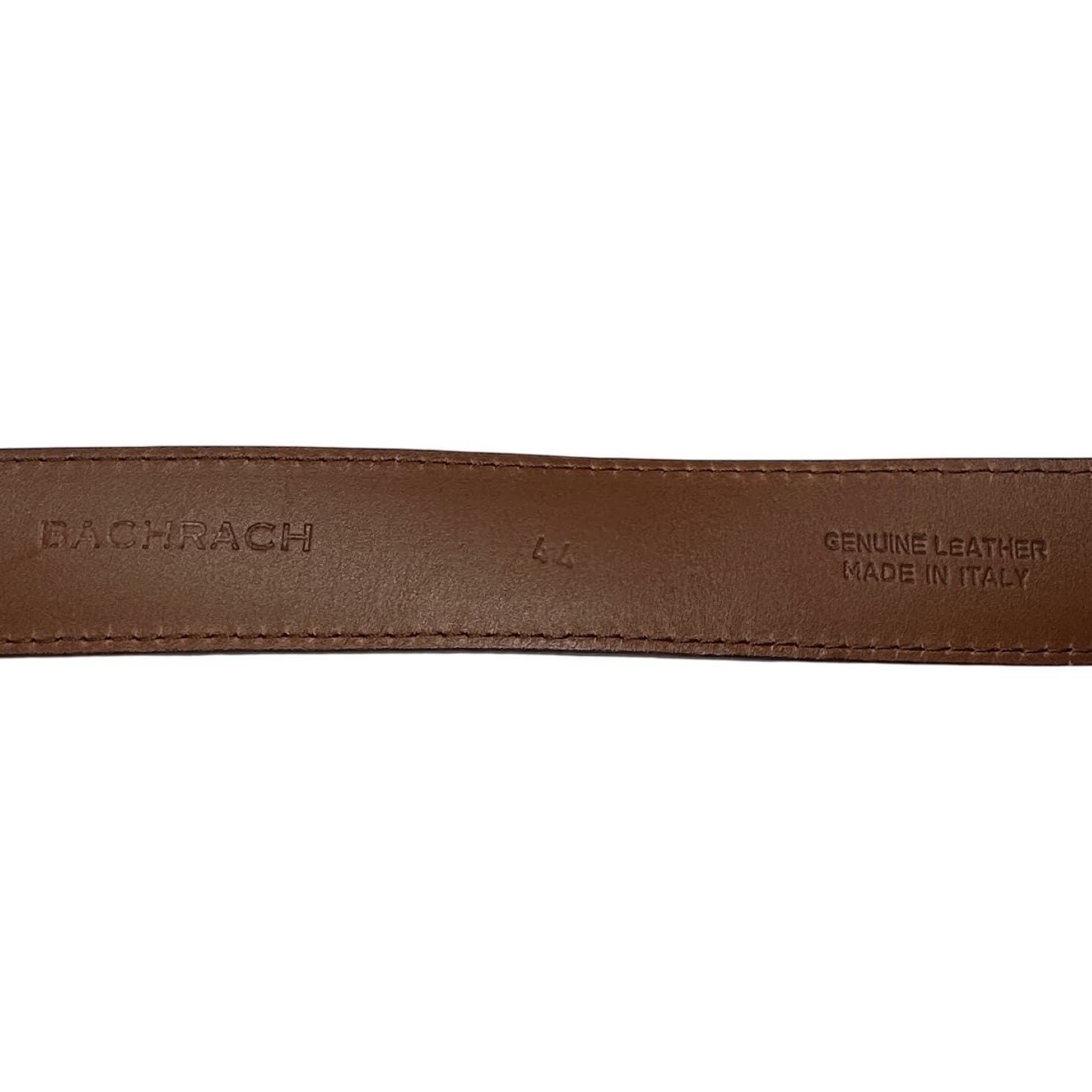 Vintage Bachrach Mens Genuine Leather Suede Belt Size 44 Buckle Made in Italy - Thumbnail 5