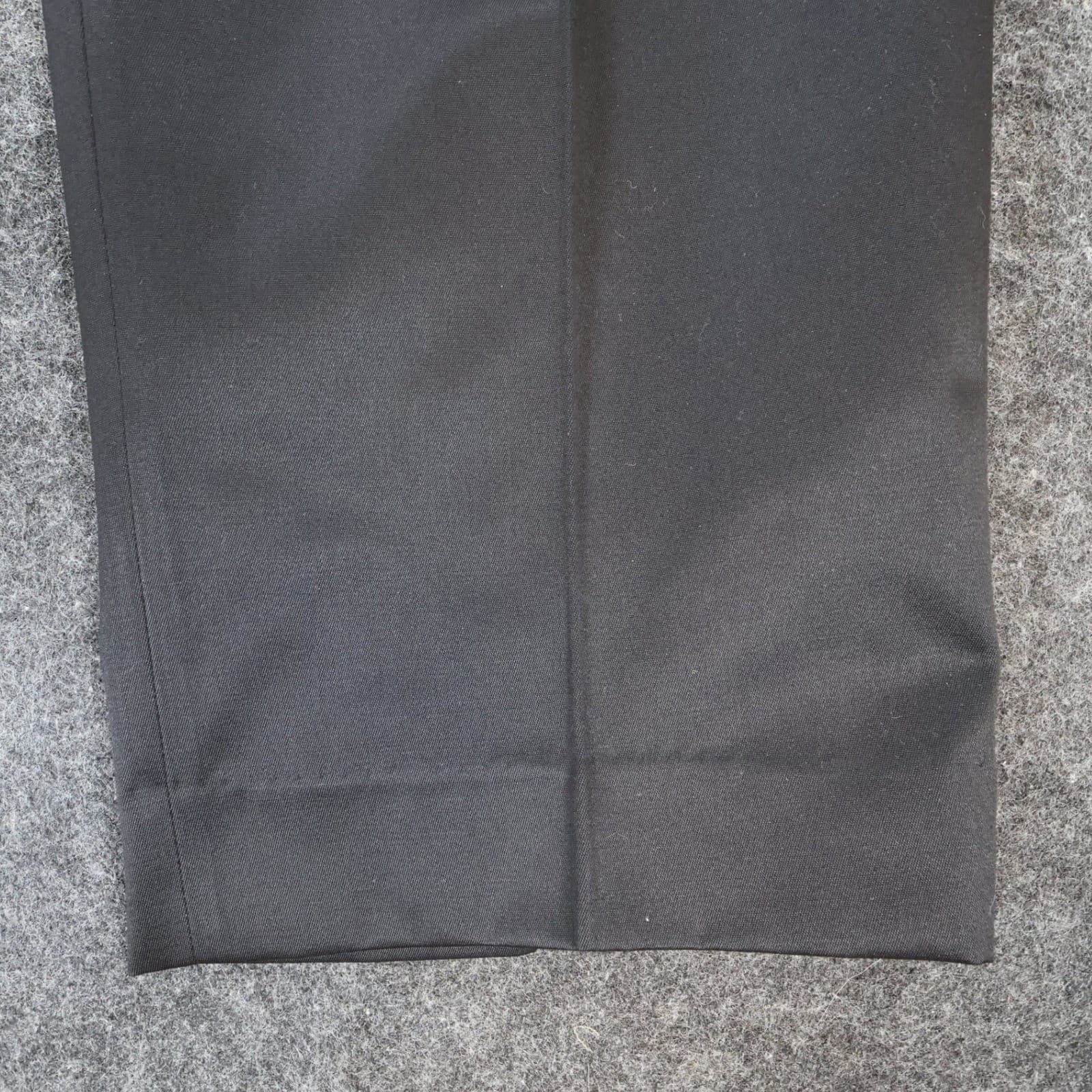 Lands End Pleated Chino Pants Mens 44 Black Excellent Double Pleat - Thumbnail 13