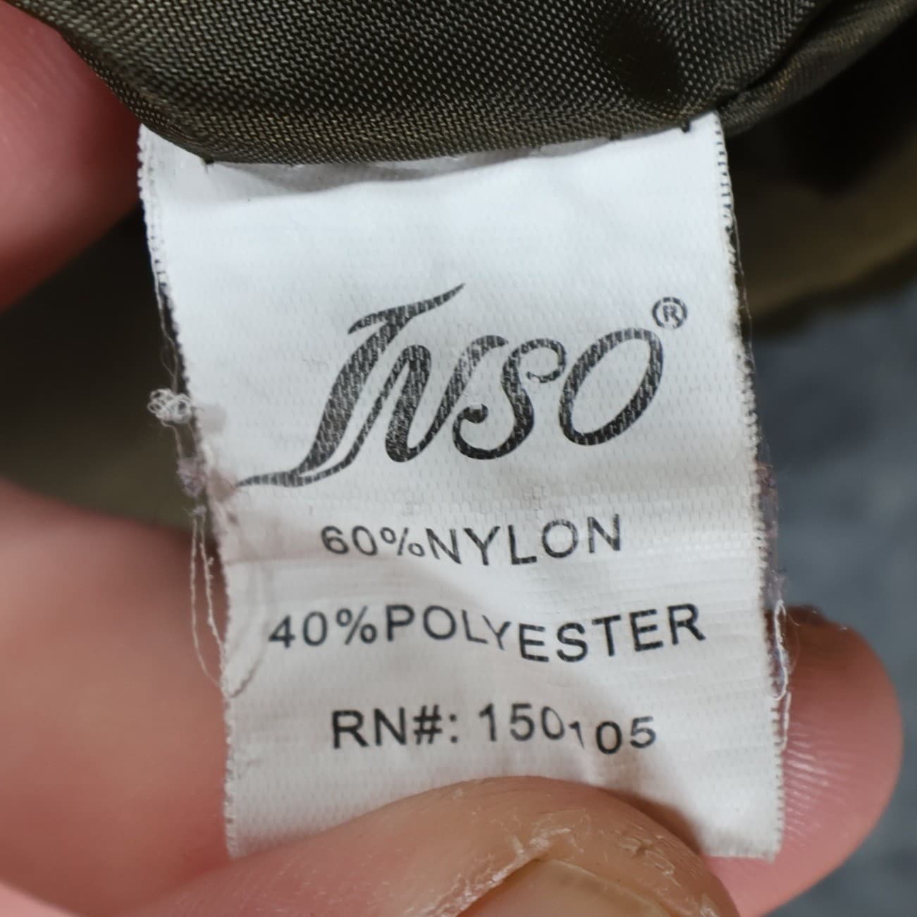 Inso Bomber Jacket Mens Medium Olive Green Excellent Lightweight Full Zip - Thumbnail 8