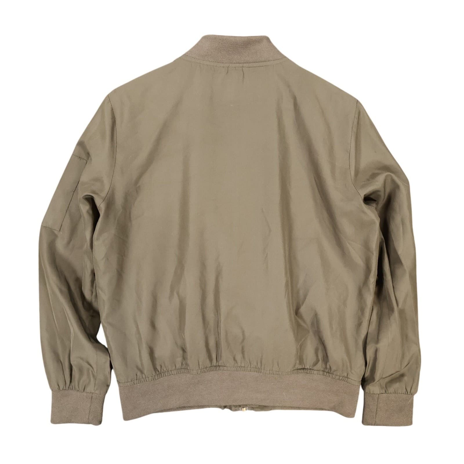 Inso Bomber Jacket Mens Medium Olive Green Excellent Lightweight Full Zip - Thumbnail 2
