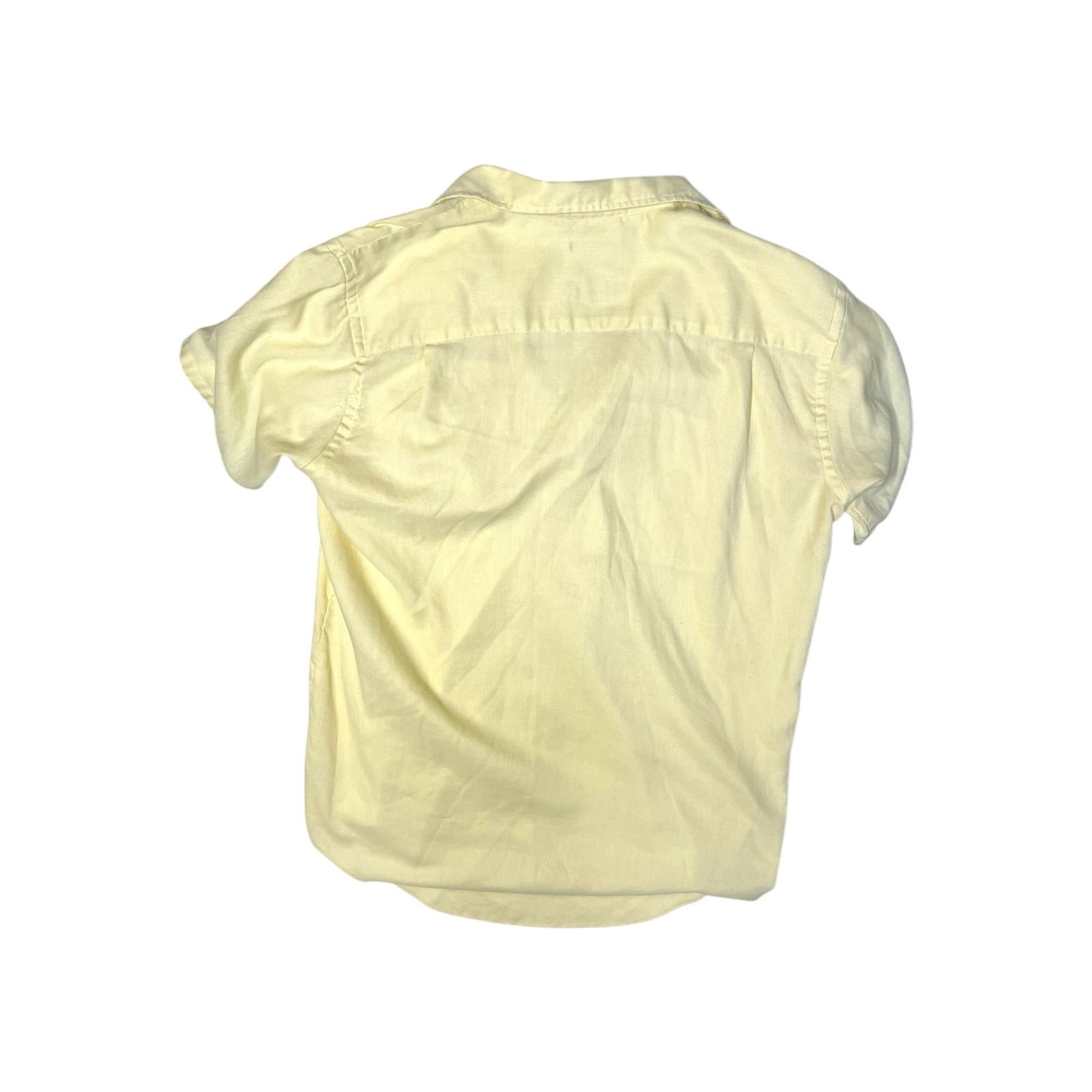 Van Heusen Gear Yellow Button-Down Shirt Men’s Large – Classic Casual Top - Thumbnail 2