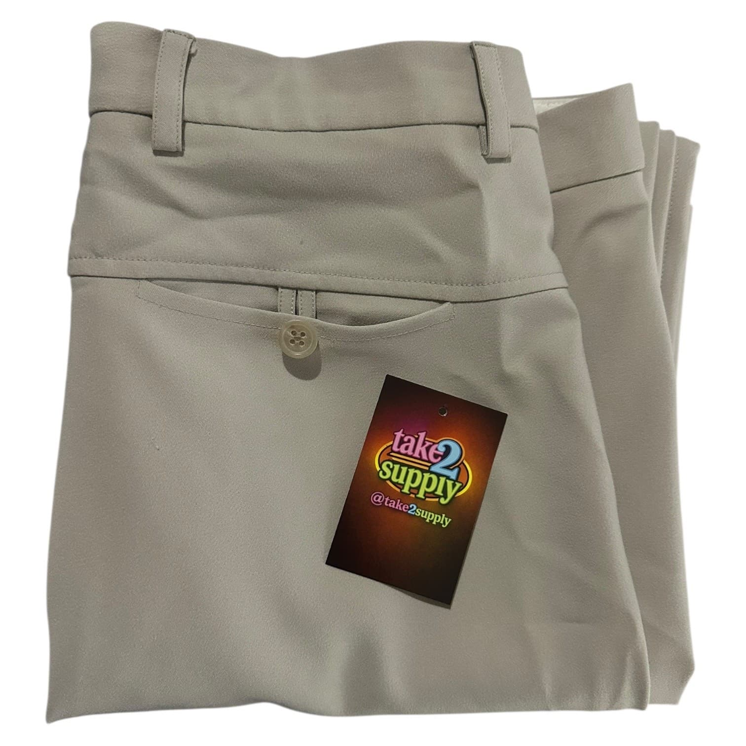 J.Crew Men's W30 L29 Khaki Chino Pants Classic Fit Essential - Thumbnail 5