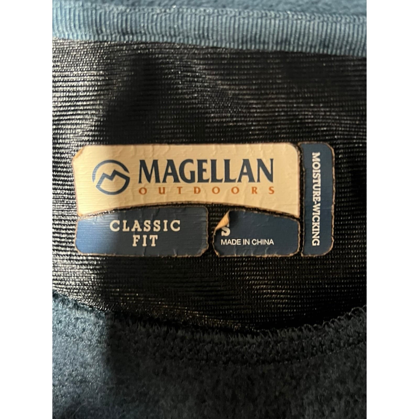 Magellan Outdoors Men’s Small Blue Fleece Sweater – Cozy Outdoor Layer (Flaw) - Thumbnail 3