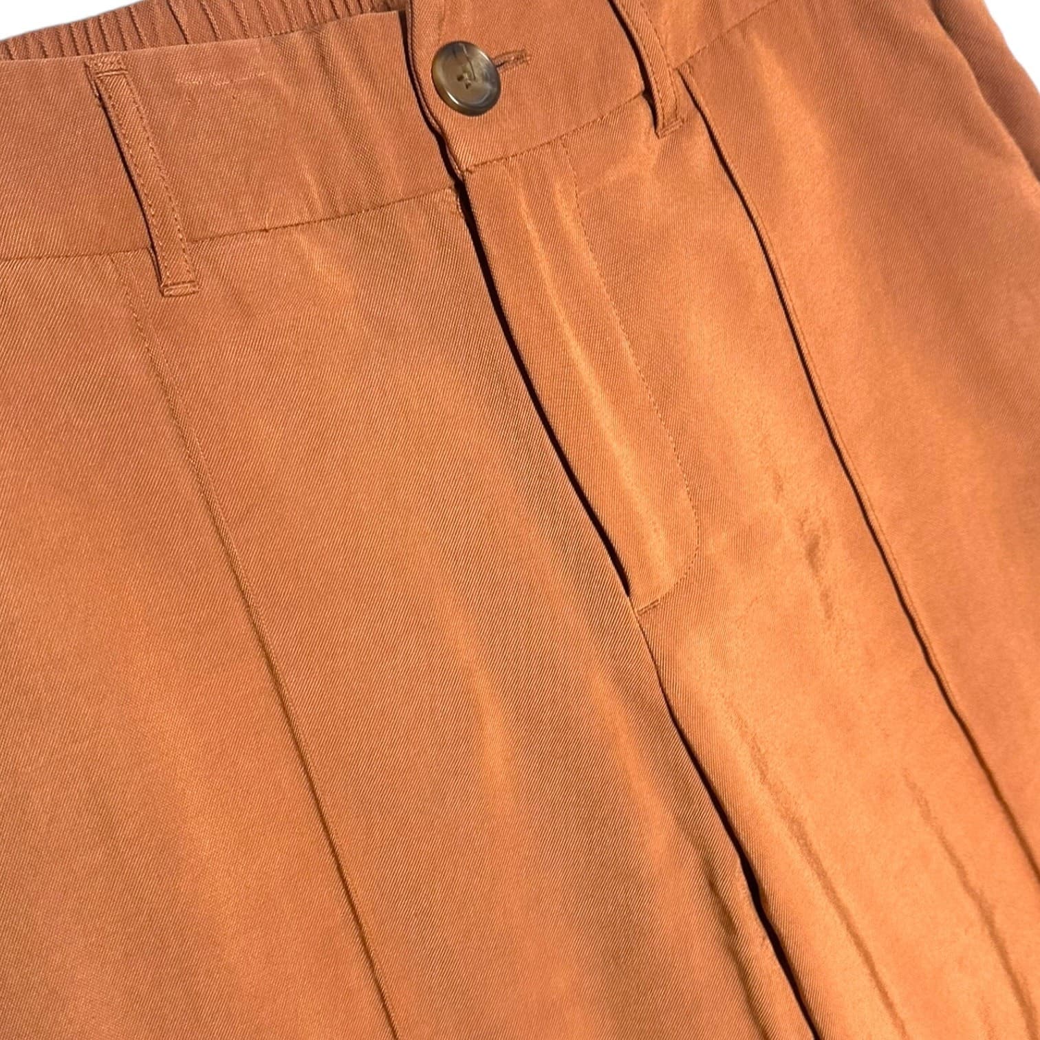 A New Day Women's Size 2 Terracotta High Rise Tapered Cuff Ankle Pants - Thumbnail 4
