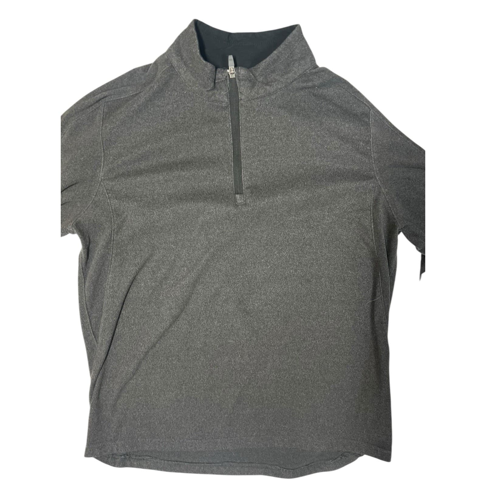Mondetta Outdoor Project Men’s Large Gray Quarter-Zip Fleece Cozy Outdoor Layer - Thumbnail 2