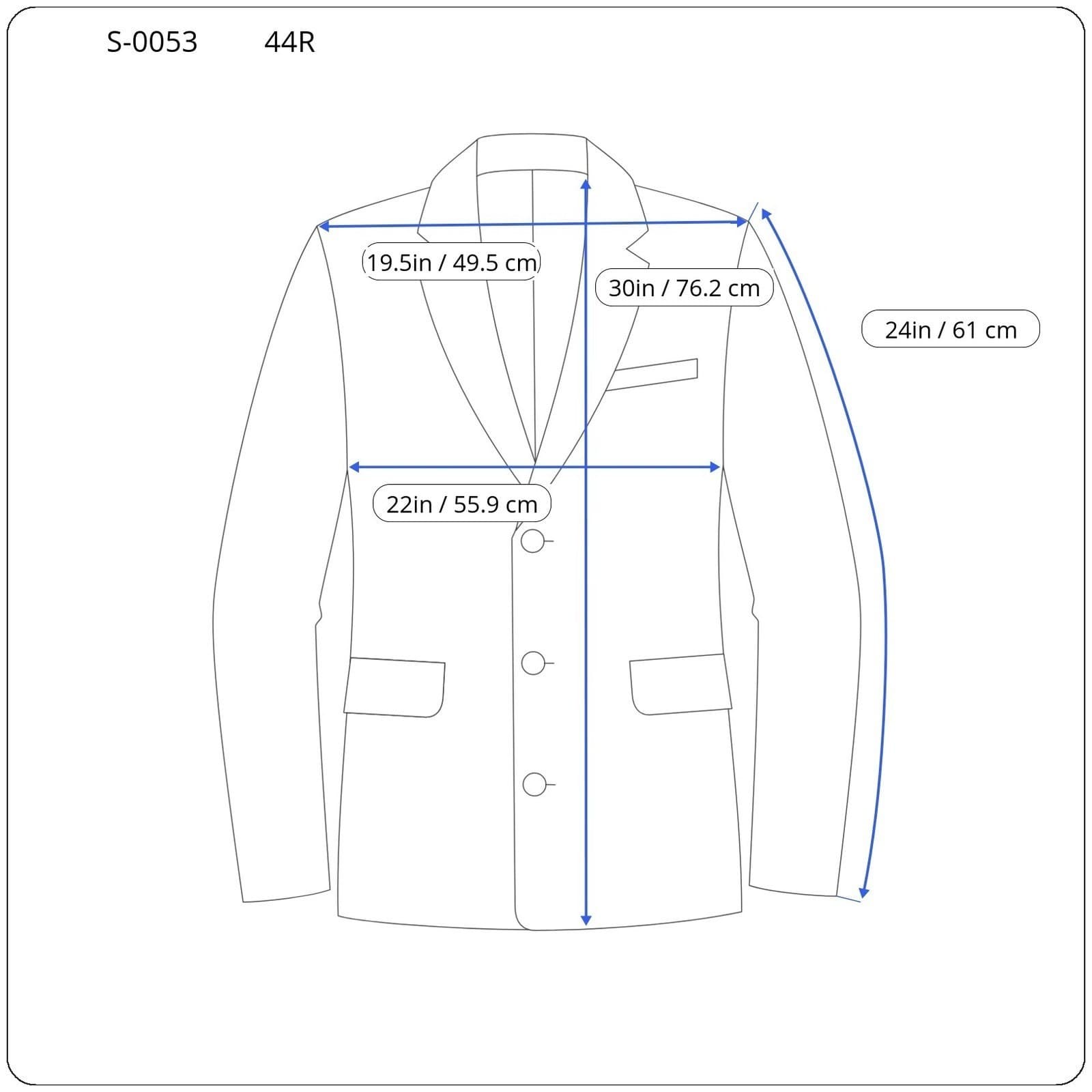 Haggar Mens 44R Blazer Sport Coat Herringbone Tweed Two Button Jacket - Thumbnail 7