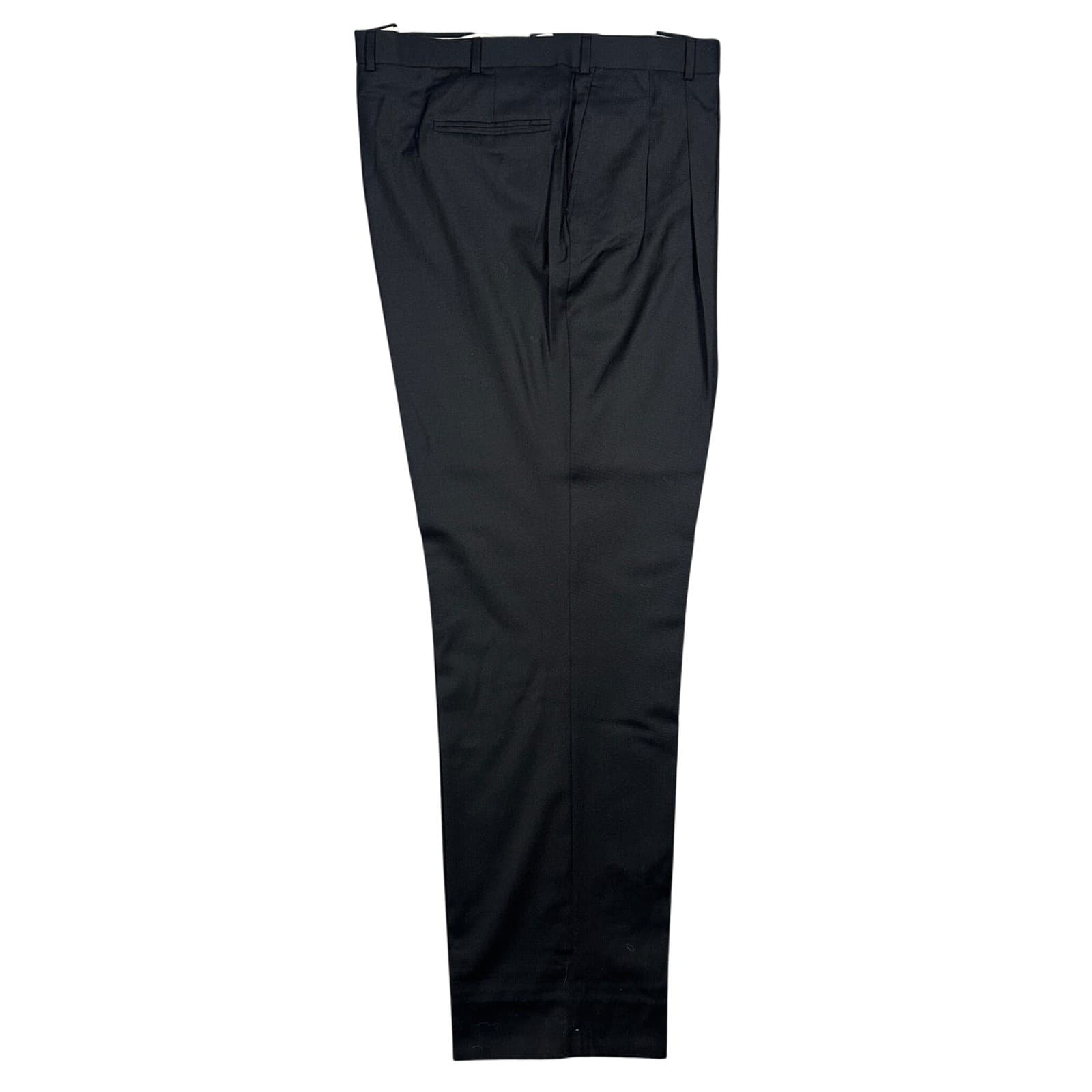 Palm Beach Suit Men Black Excellent 100% Pure Wool 3 Button Pleated Hartmarx - Thumbnail 12