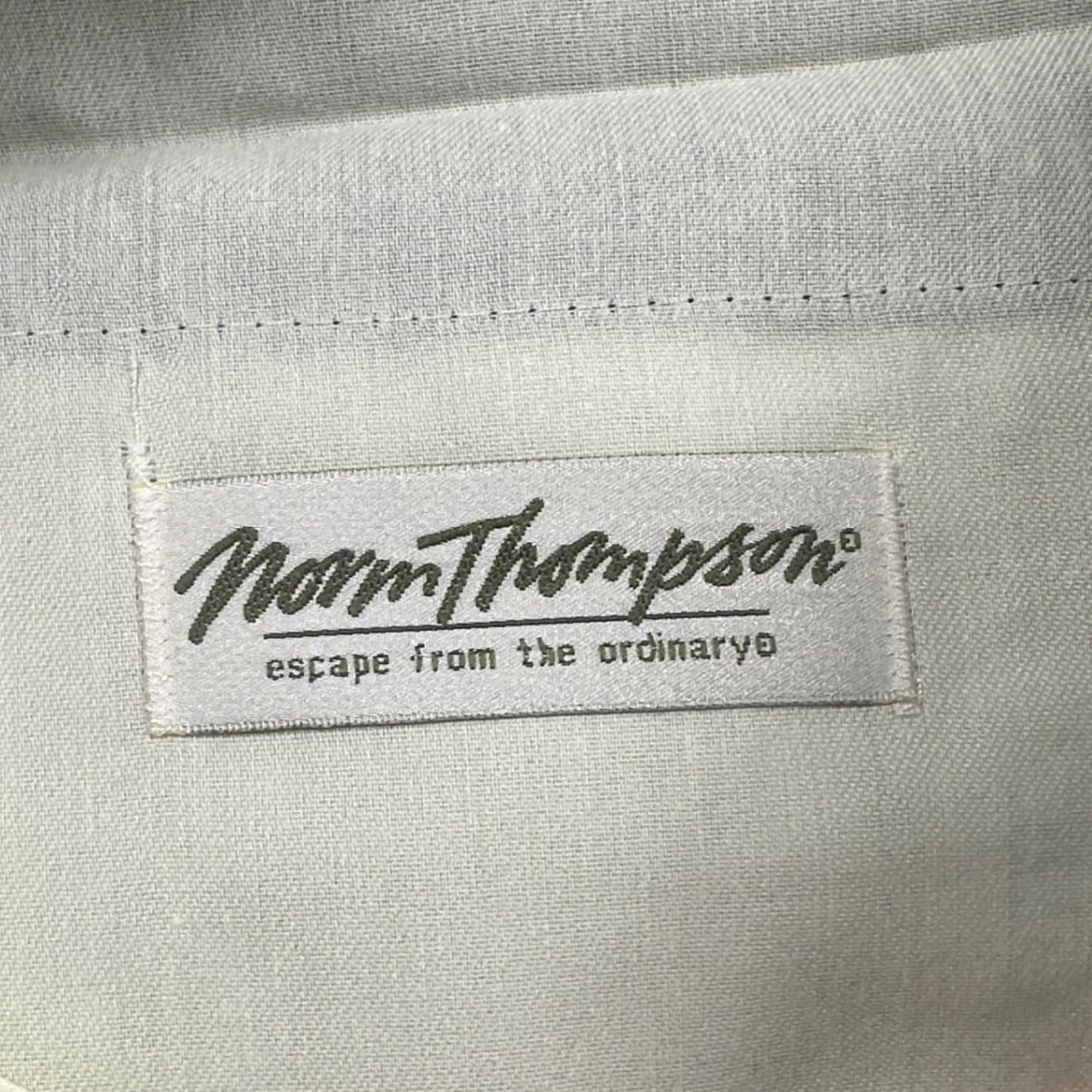 Norm Thompson Dress Pants Mens 44 Long Navy Blue Pleated Wool Blend - Thumbnail 7