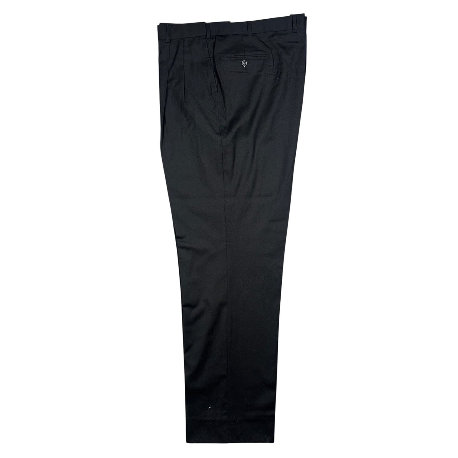 Palm Beach Suit Men Black Excellent 100% Pure Wool 3 Button Pleated Hartmarx - Thumbnail 11