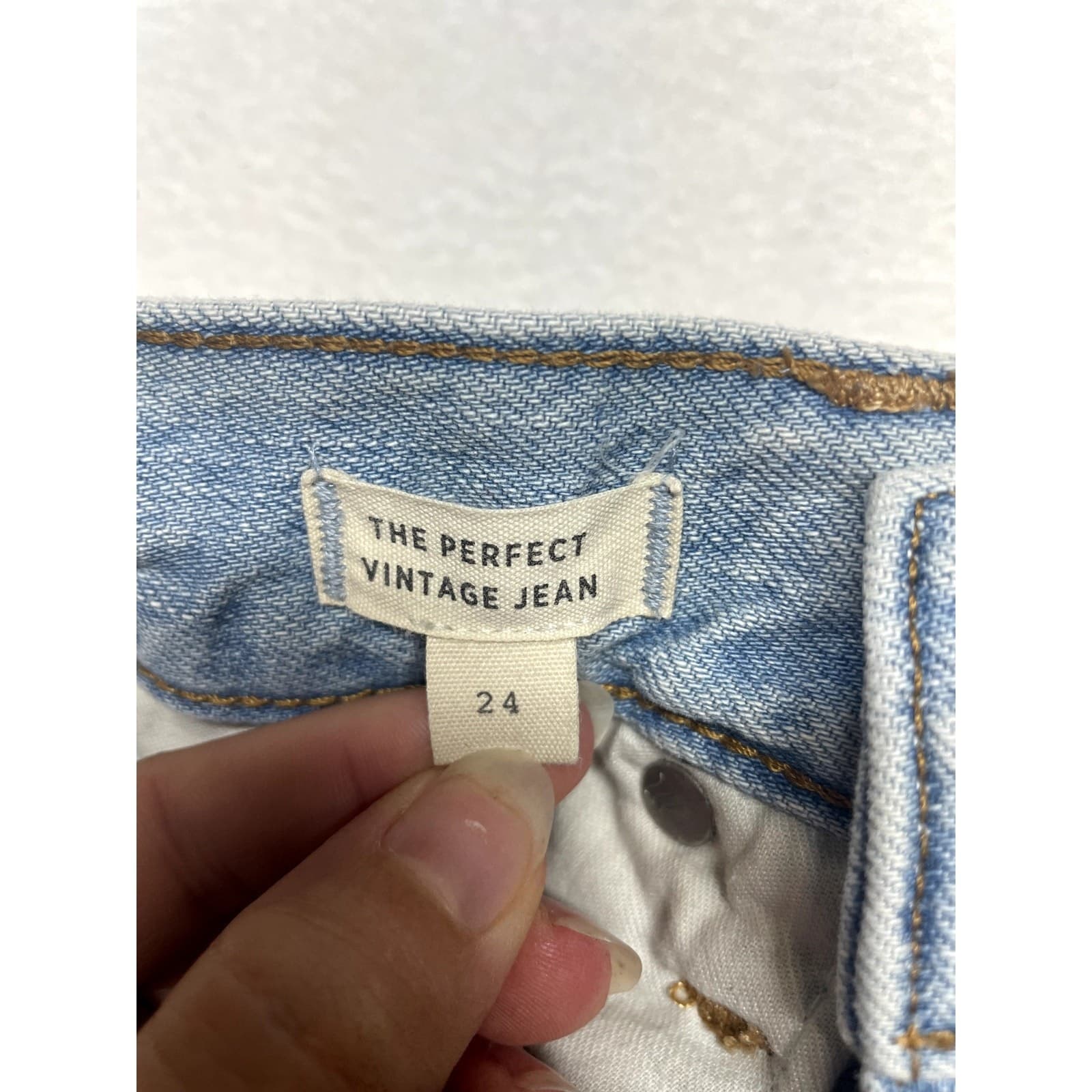 Madewell Women’s Size 24 High-Rise Denim Jean Shorts | Classic Cutoffs - Thumbnail 5