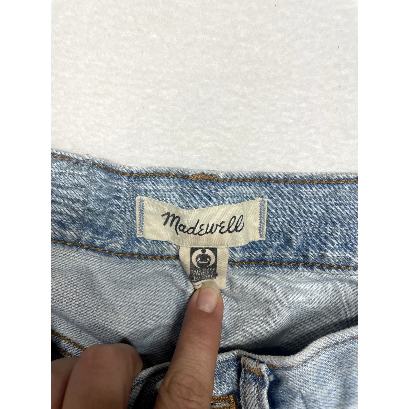 Madewell Women’s Size 24 High-Rise Denim Jean Shorts | Classic Cutoffs - Thumbnail 3