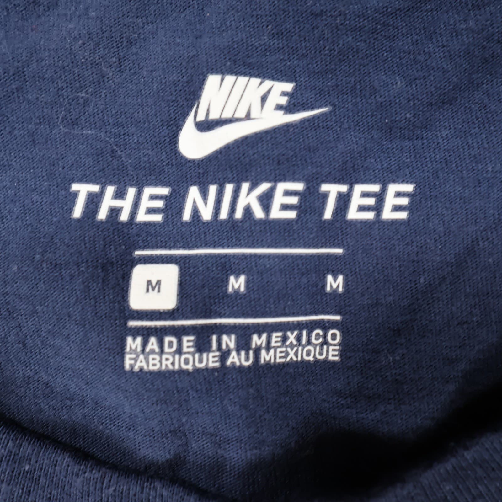 Nike T-Shirt Mens Medium Blue Cotton Los Angeles Graphic Swoosh Short Sleeve Tee - Thumbnail 7