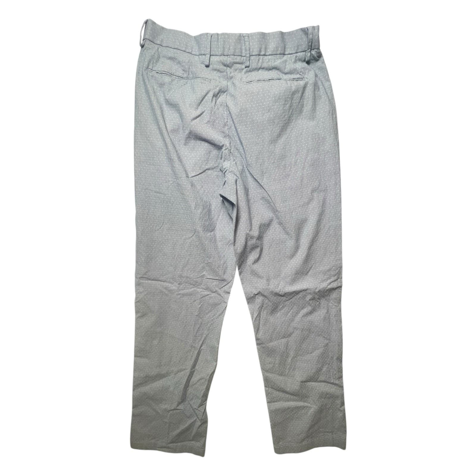 Murano Men’s 30x30 Blue Patterned Pants – Modern Casual Style - Thumbnail 2