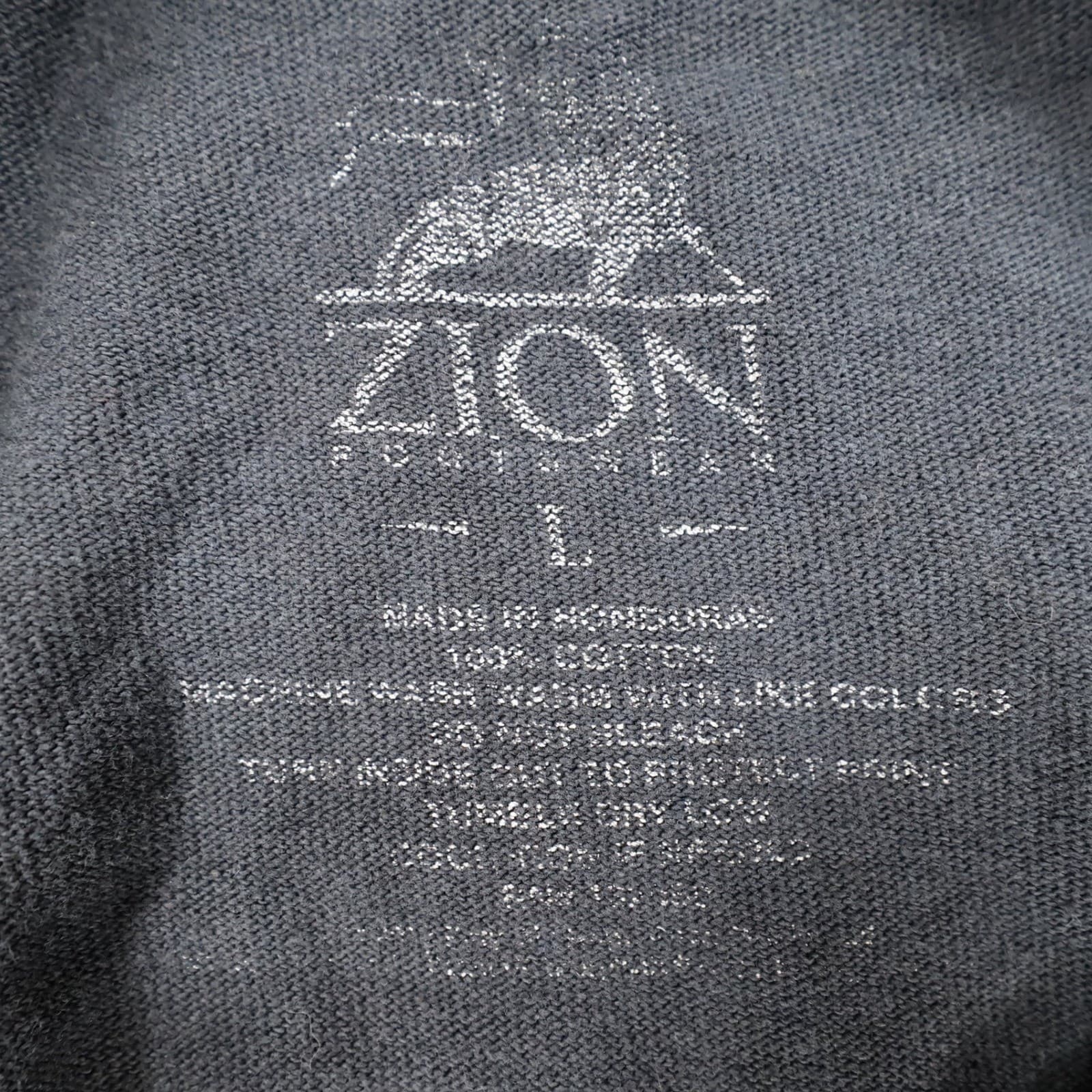 Zion Bob Marley T-Shirt Mens L Black Cotton Regular Fit Graphic Reggae Music Tee - Thumbnail 8