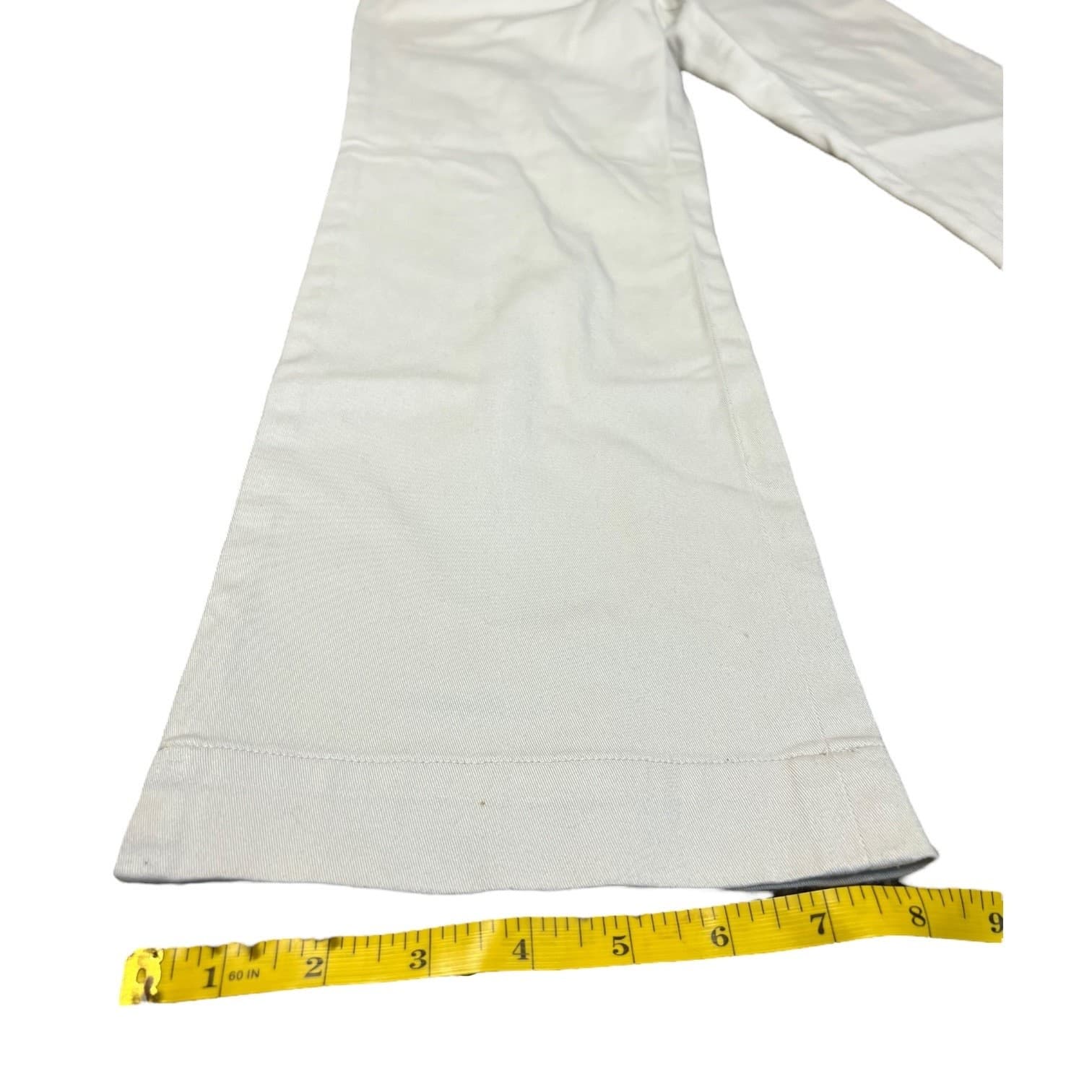 HAROLDS Women's White Wide Leg Trousers Classic Fit Casual Pants Size 0 - Thumbnail 6