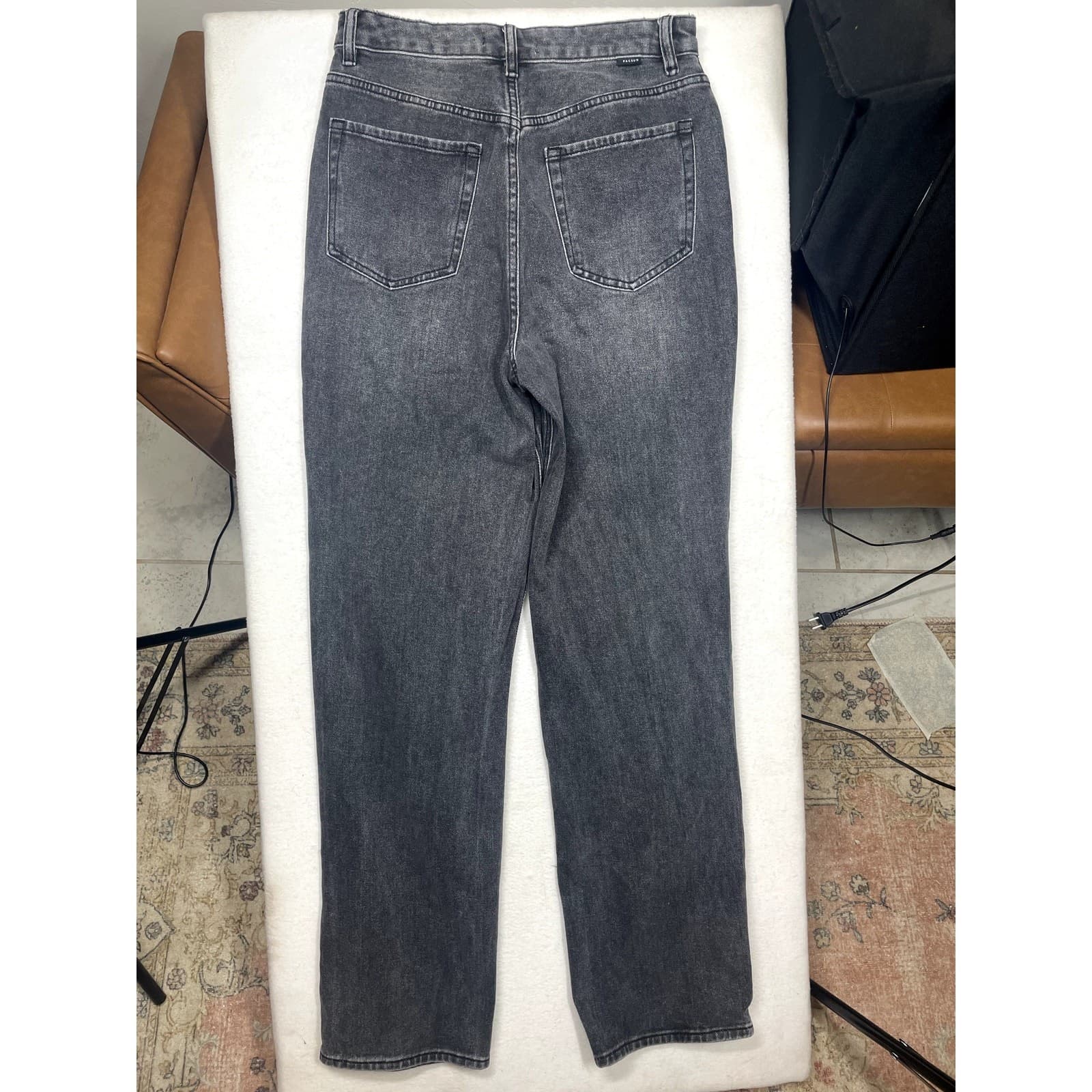 Pacsun Women’s Size 29 Black Distressed Boyfriend Jeans | Relaxed Fit - Thumbnail 8