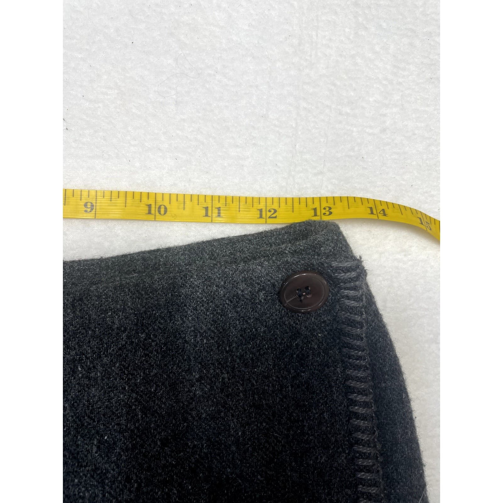 Vintage Herman Geist Women’s Gray Wool Skirt – Size 8 | Classic Lined Midi - Thumbnail 5