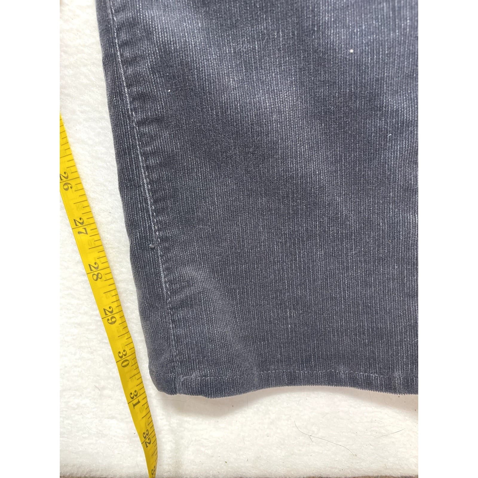 Adriano Goldschmied Women’s Size 29R Black Corduroy Jeans | Classic Fit - Thumbnail 8