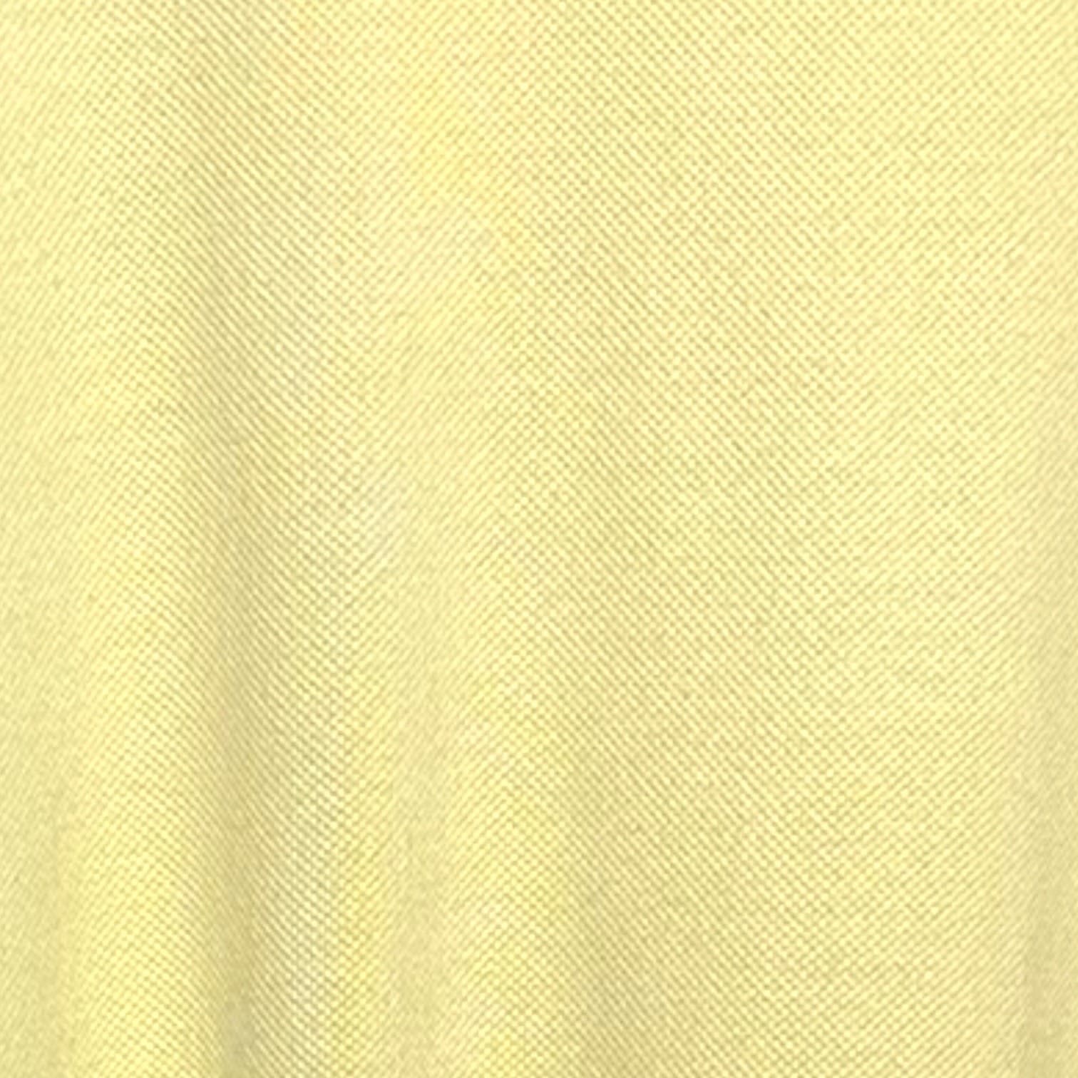 Roundtree & Yorke Men's Size XL Pale Yellow Short Sleeve Polo Shirt Cotton - Thumbnail 6