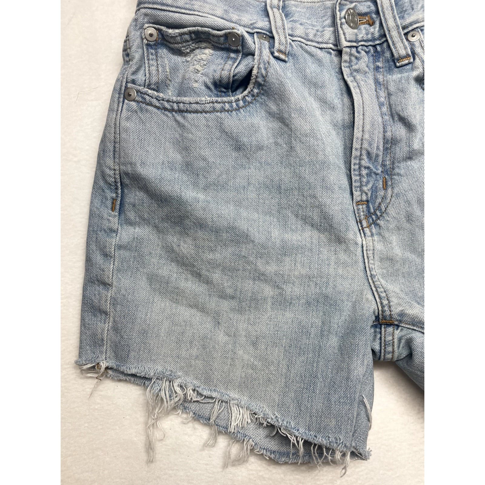 Madewell Women’s Size 24 High-Rise Denim Jean Shorts | Classic Cutoffs - Thumbnail 4