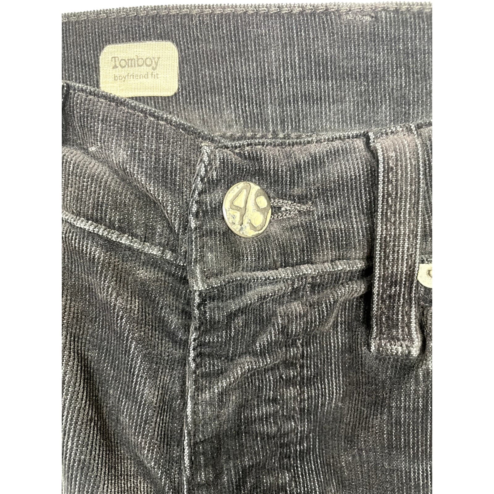 Adriano Goldschmied Women’s Size 29R Black Corduroy Jeans | Classic Fit - Thumbnail 5