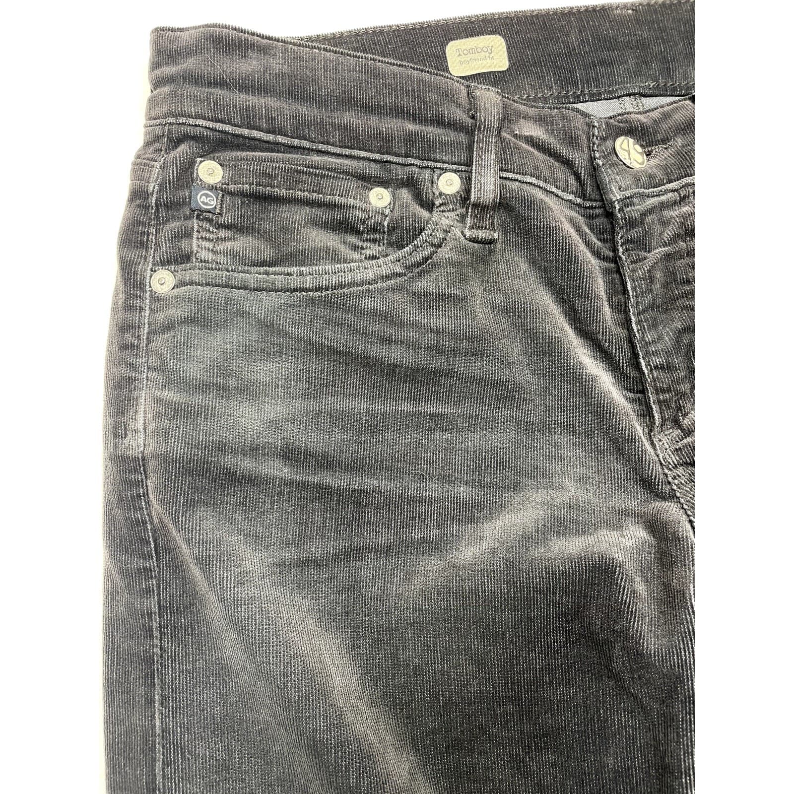 Adriano Goldschmied Women’s Size 29R Black Corduroy Jeans | Classic Fit - Thumbnail 2