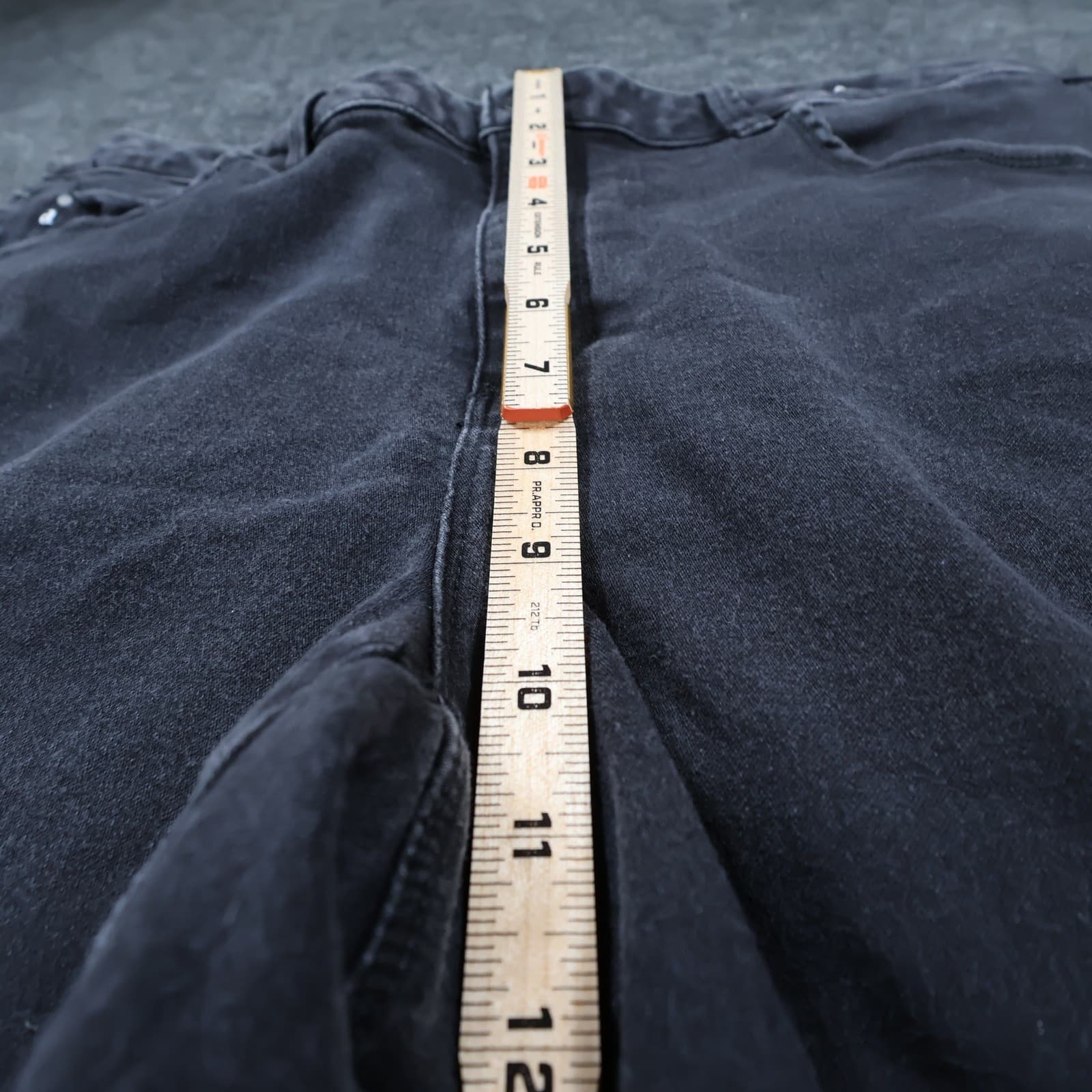 d.jeans Capri Pants Womens 14W Black Cotton Blend Slim Fit Stretch Cropped - Thumbnail 5