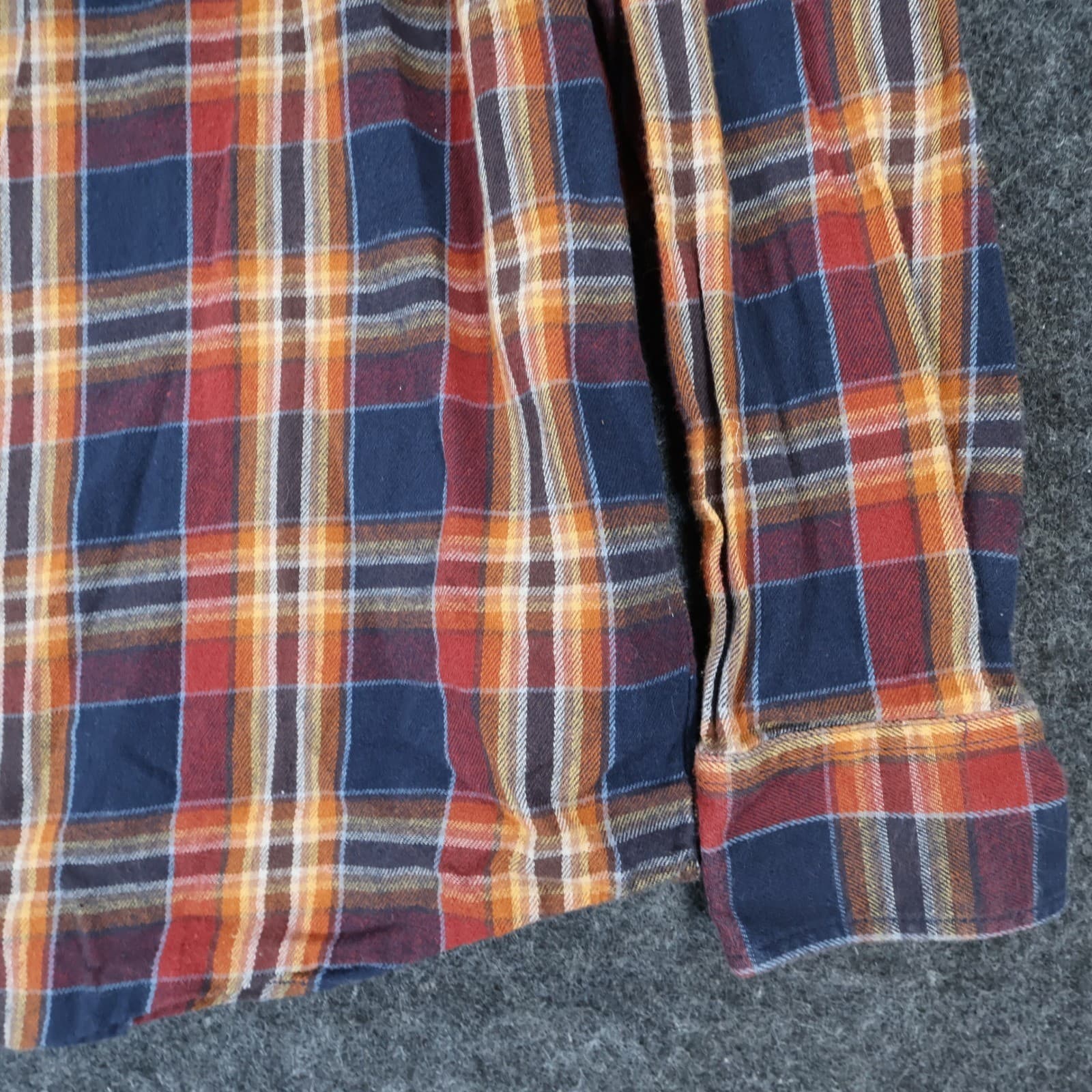 Moonshine Spirit Western Shirt Mens Small Multicolor Cotton Plaid Pearl Snap - Thumbnail 10