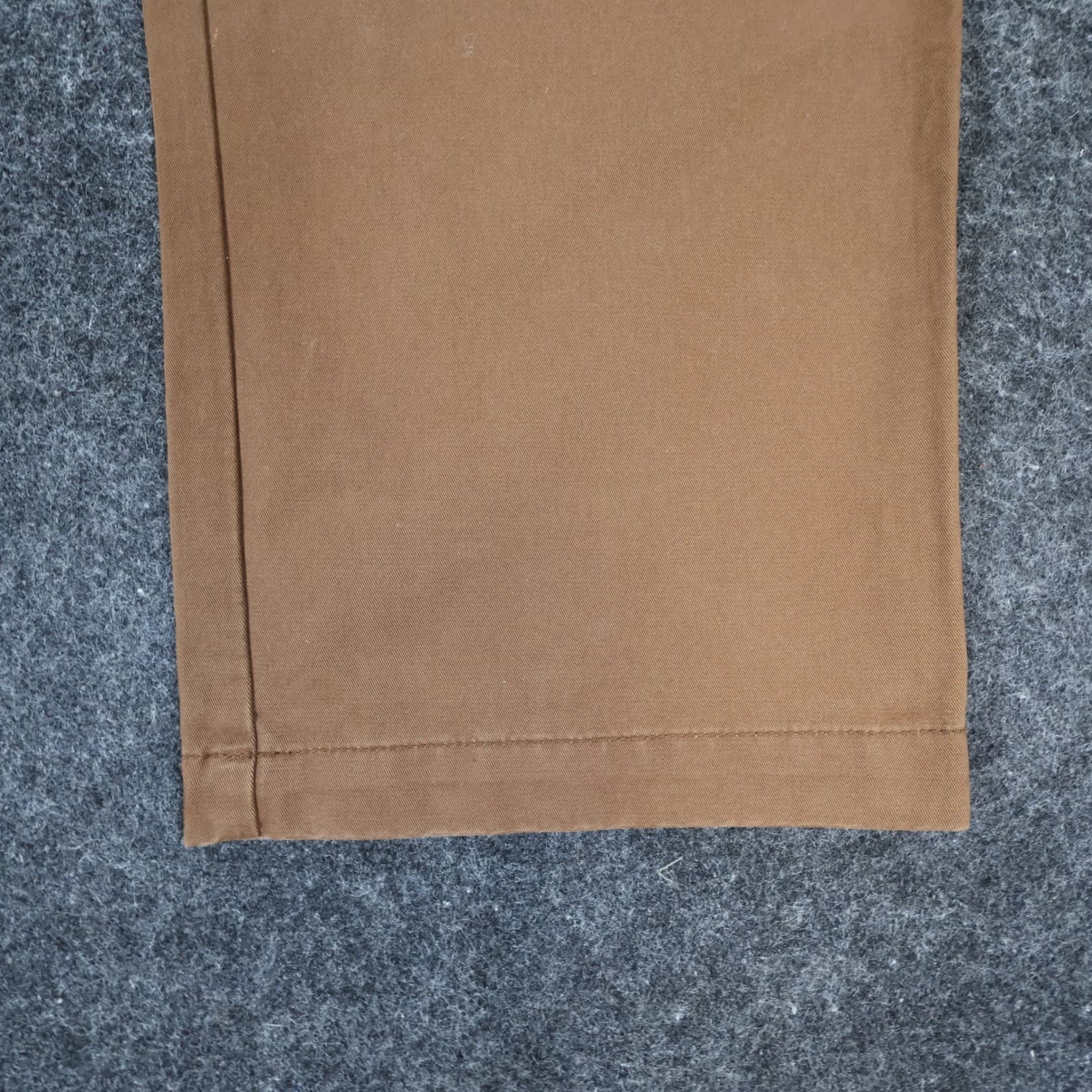 Cremieux Chino Pants Mens 36x29 Brown 100% Cotton Regular Fit Casual Trousers - Thumbnail 13