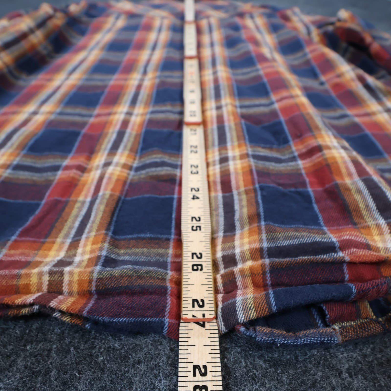 Moonshine Spirit Western Shirt Mens Small Multicolor Cotton Plaid Pearl Snap - Thumbnail 5