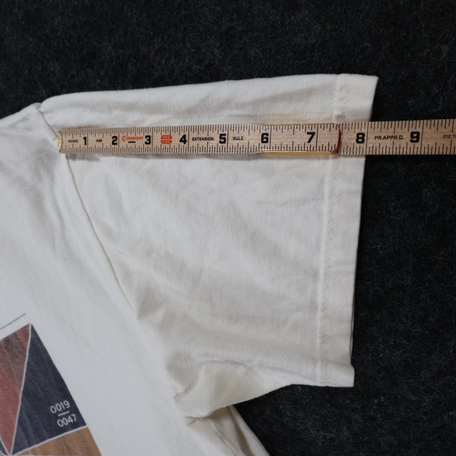LRG T-Shirt Mens Medium White Cotton Graphic Short Sleeve Trails We Blaze Tee - Thumbnail 3