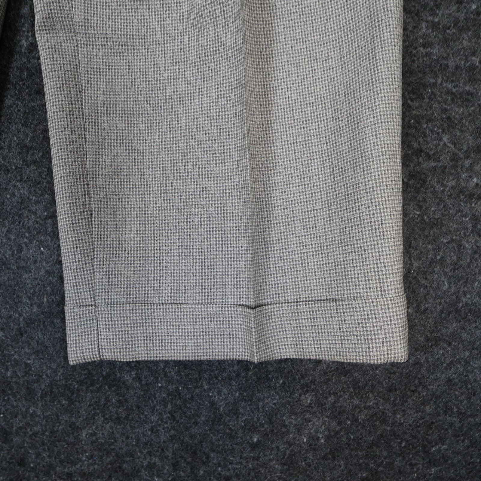 Tallia Uomo Dress Pants Mens 34R Gray Wool Blend Pleated Cuffed Trousers - Thumbnail 12