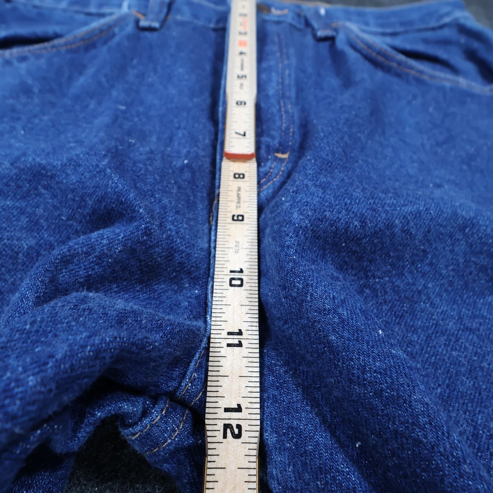 Rustler Straight Leg Jeans Mens 33x34 Blue 100% Cotton Regular Fit Vintage USA - Thumbnail 5