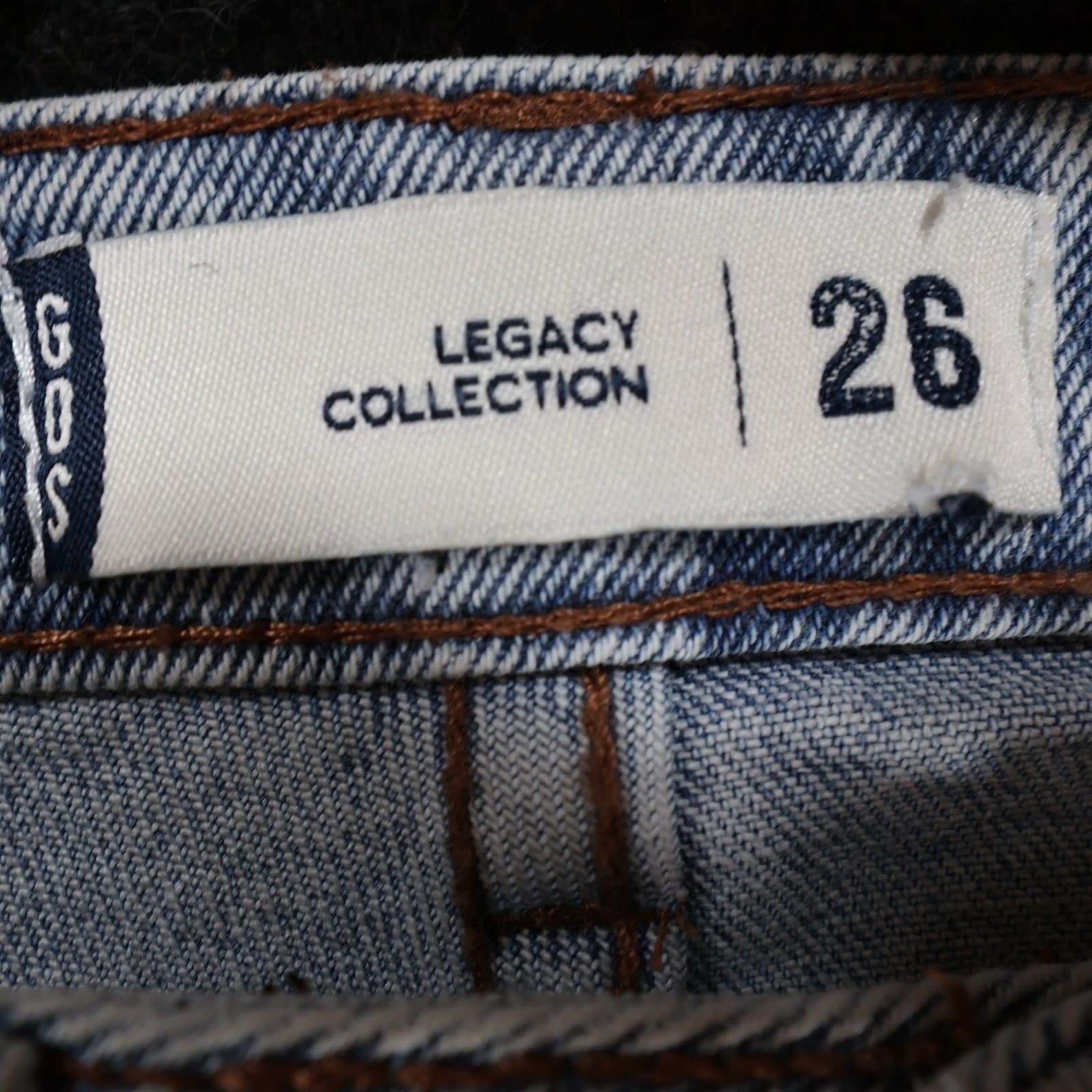 Gameday Social Jeans Womens 26 Blue Cotton NDSU Bison Straight Leg High Rise New - Thumbnail 7