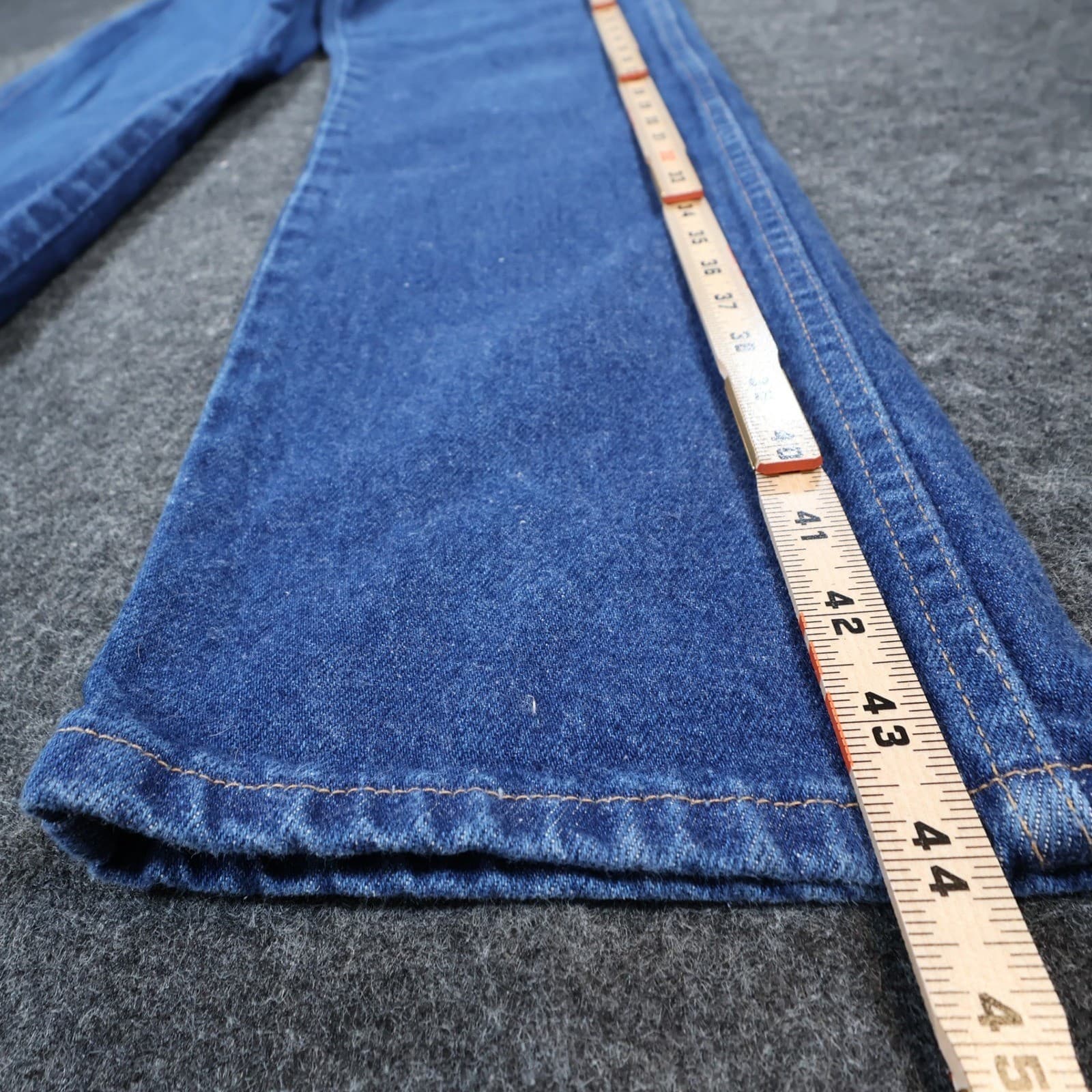Rustler Straight Leg Jeans Mens 33x34 Blue 100% Cotton Regular Fit Vintage USA - Thumbnail 3